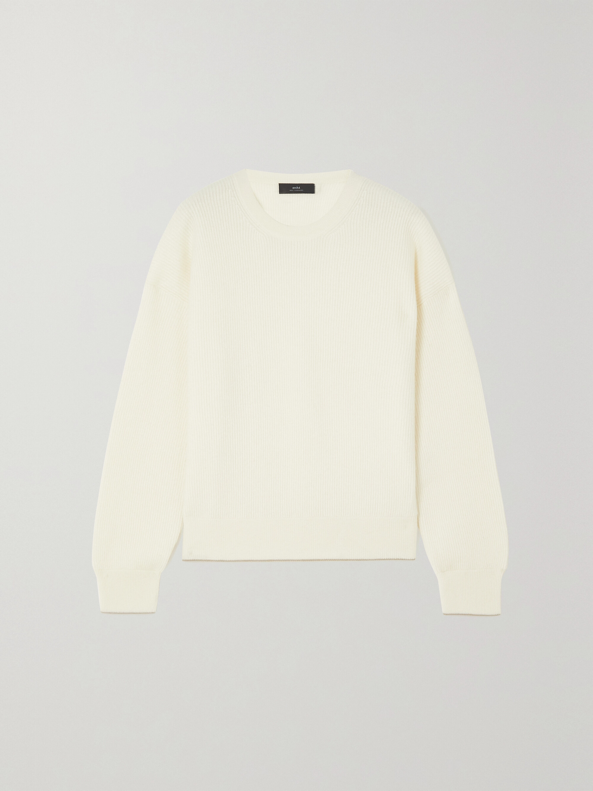arch4 + NET SUSTAIN Cornwall ribbed cashmere sweater thumbnail