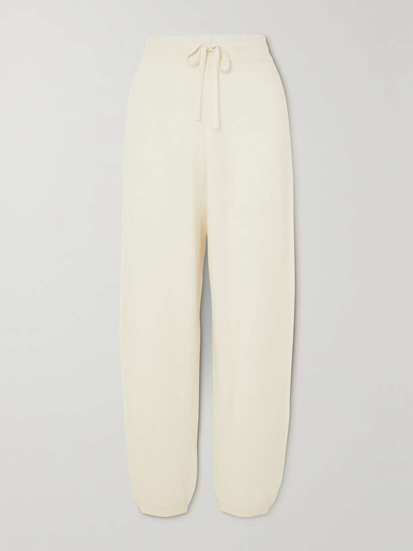 Arch4 + Net Sustain Darford Ribbed Cashmere Tapered Track Pants