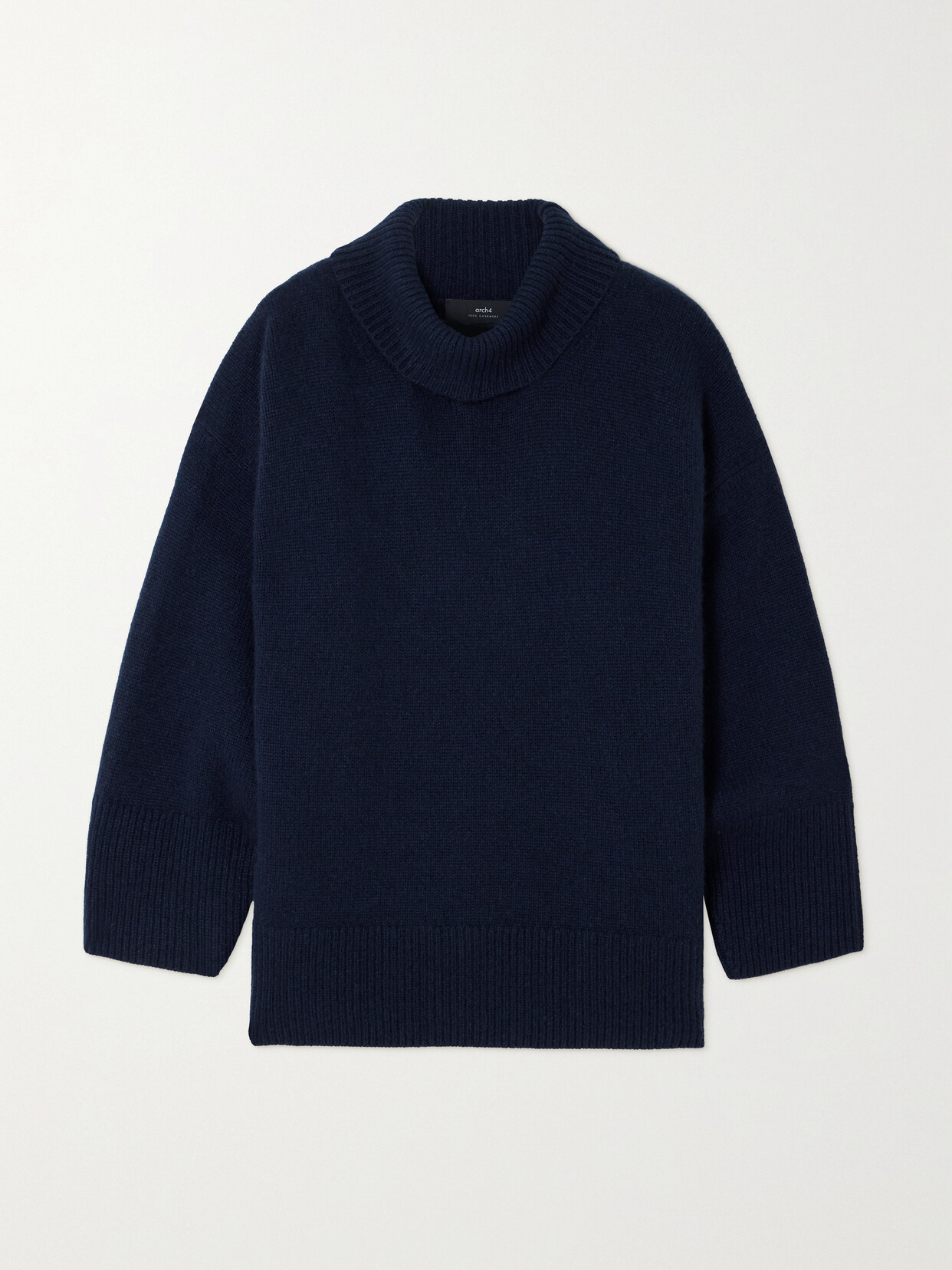 Arch4 + Net Sustain Andermatt Cashmere Turtleneck Sweater - Blue