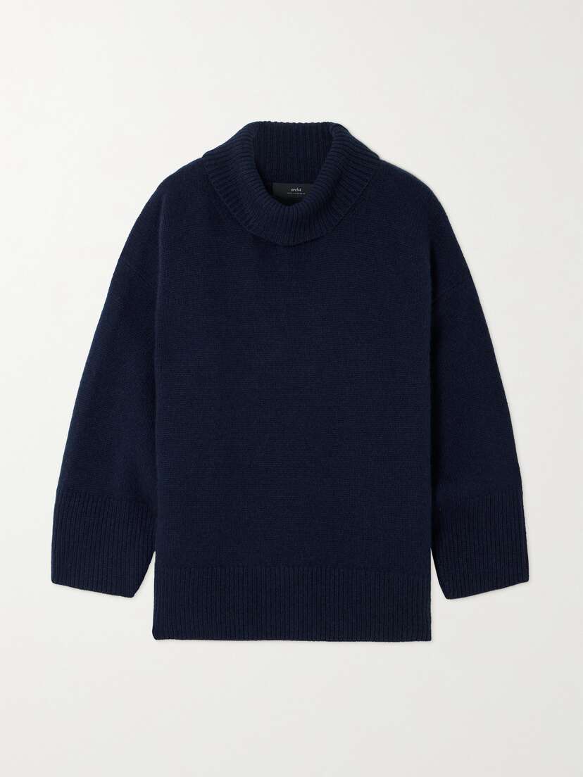 Arch4 + Net Sustain Andermatt Cashmere Turtleneck Sweater