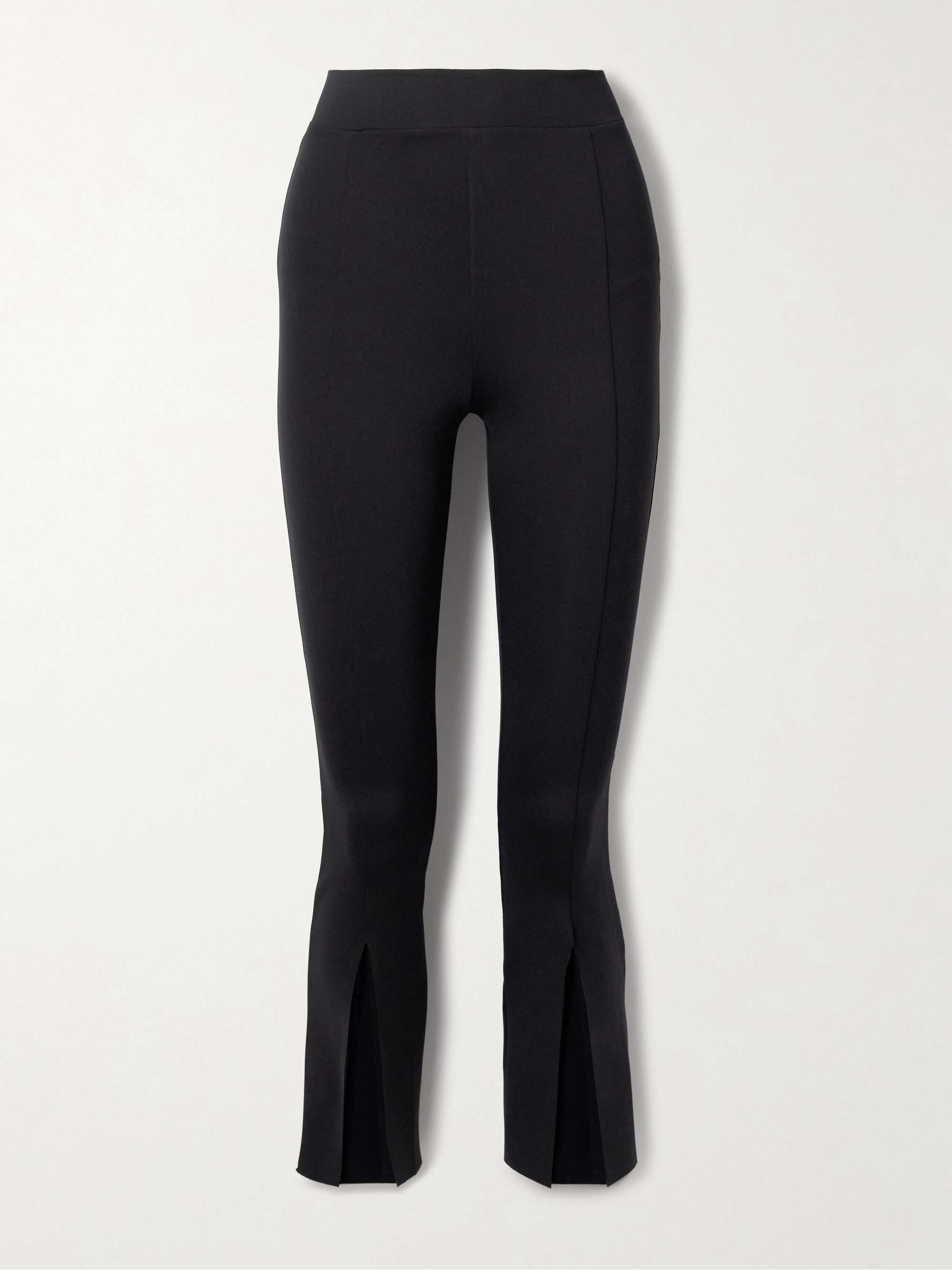 COMMANDO Stretch-ponte slim-leg pants