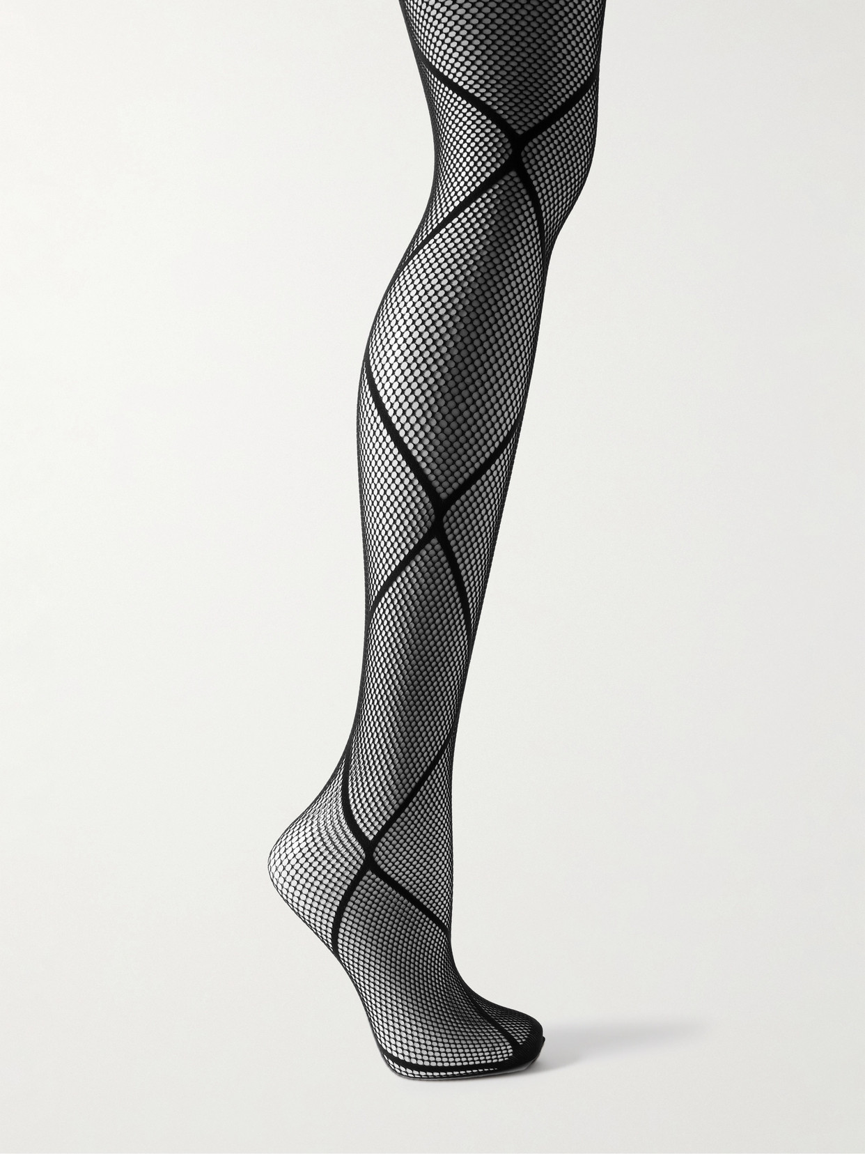 Commando Diamond Net Fishnet Tights In Black