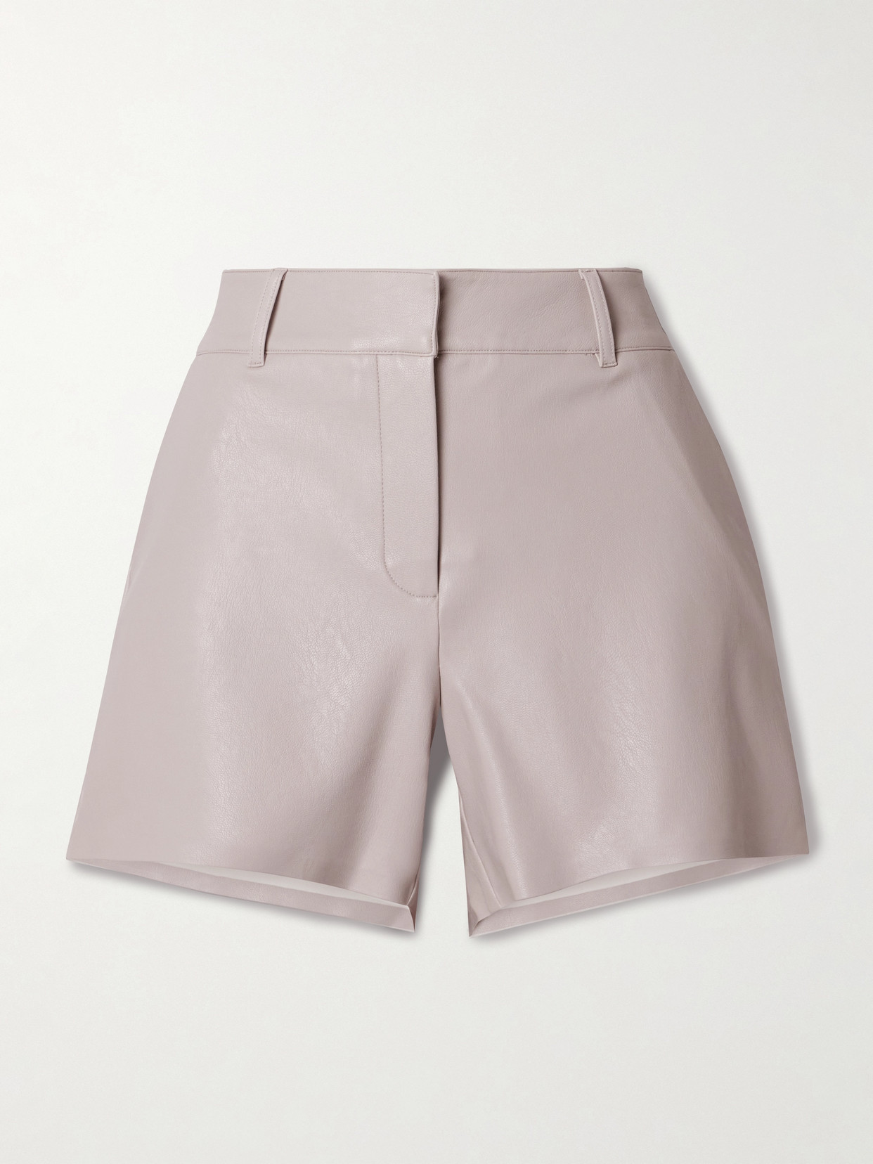 Commando Faux Stretch-leather Shorts In Neutrals