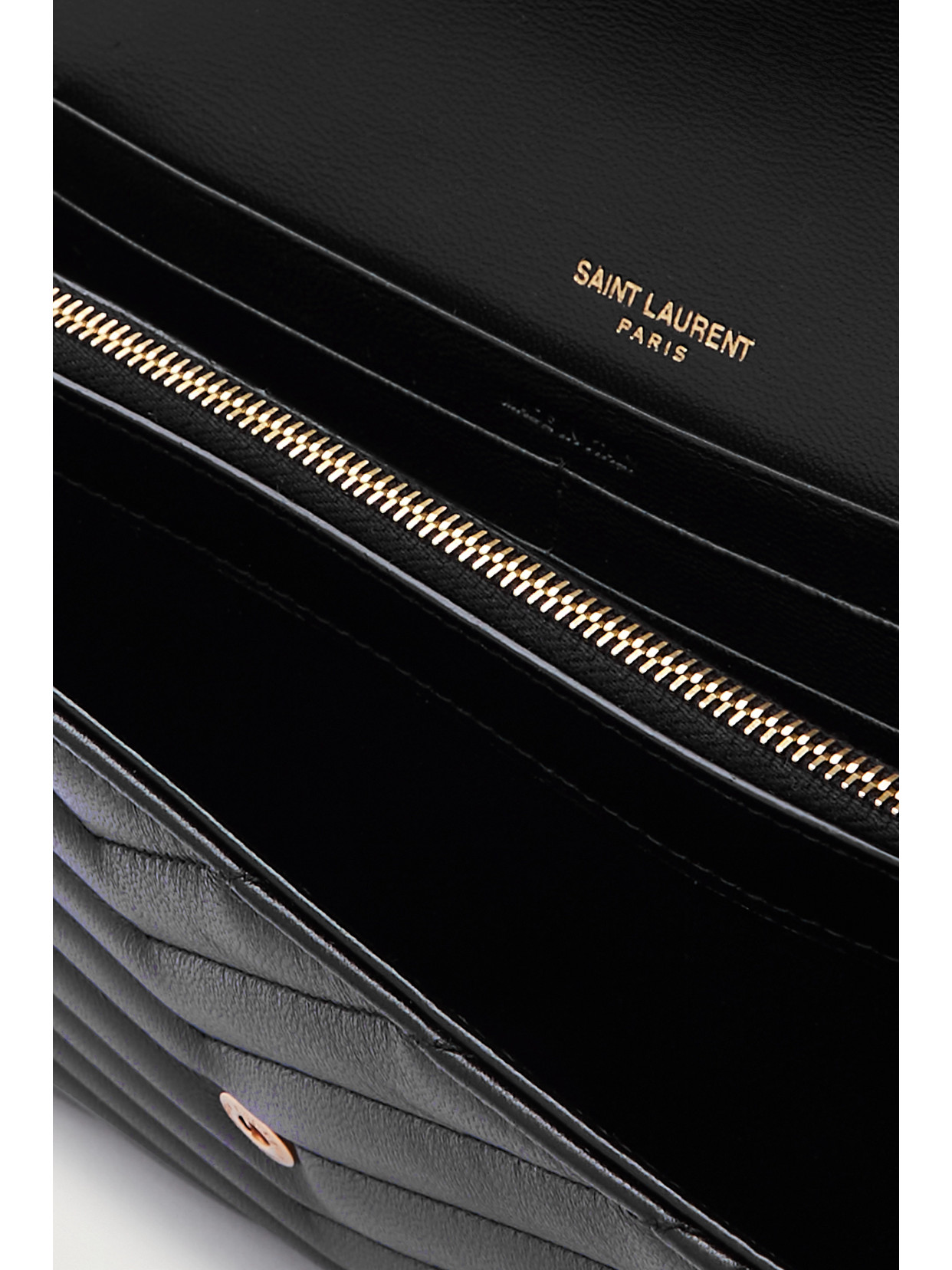 Saint Laurent Cassandre Matelassé Textured-leather Shoulder Bag In Black