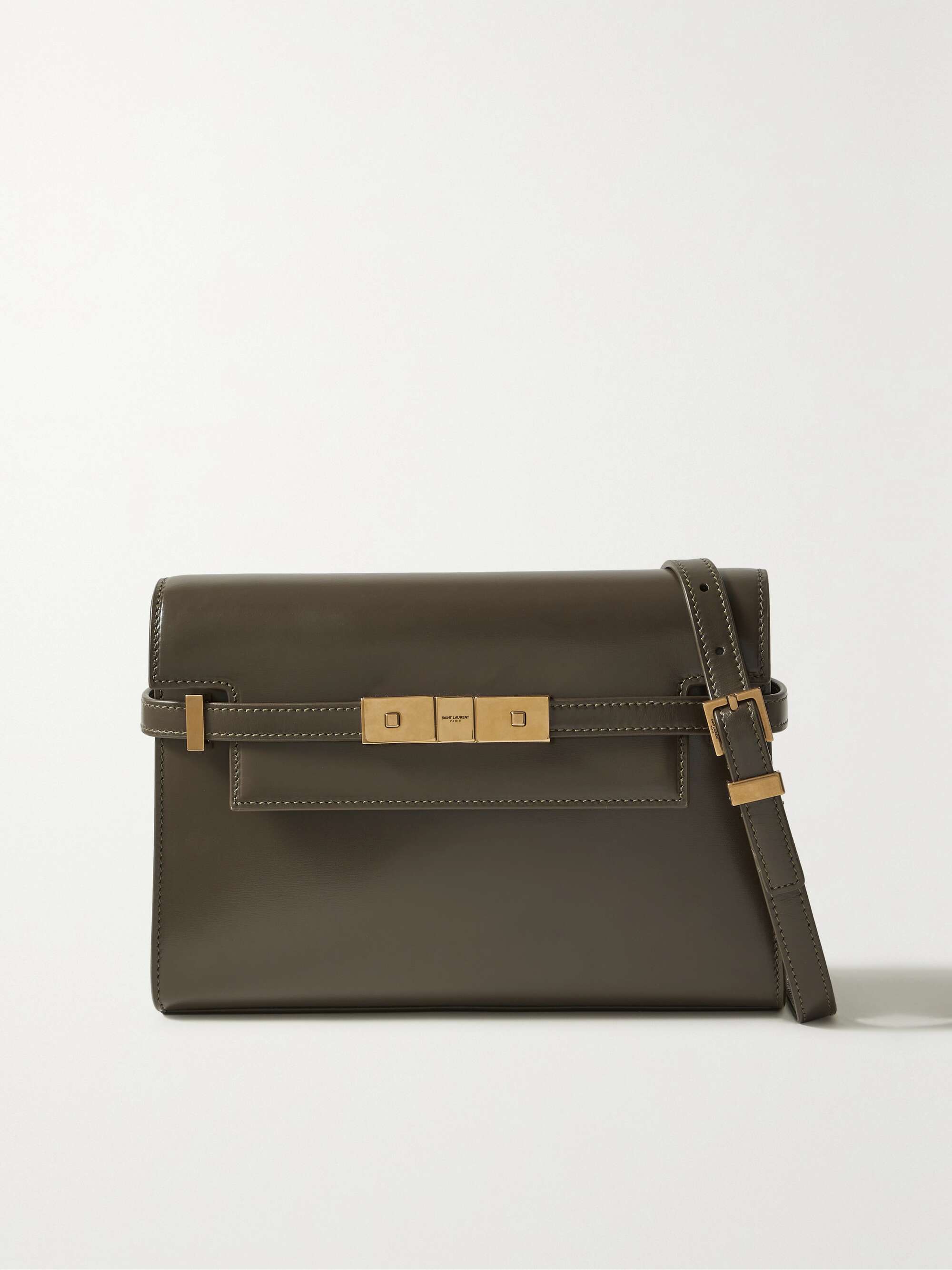 Manhattan shoulder bag shop in smooth leather