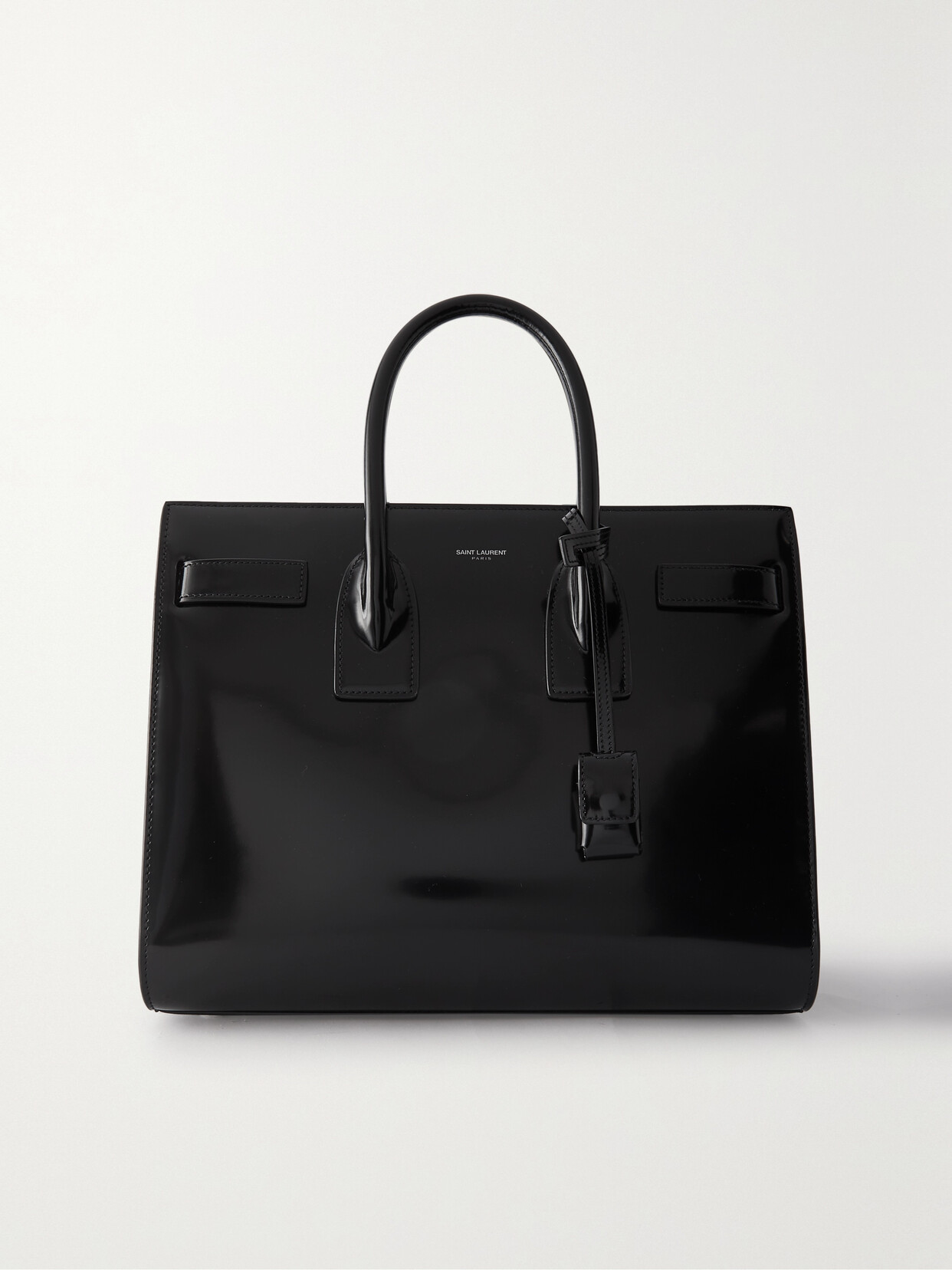 Saint Laurent Sac De Jour Leather Tote In Black