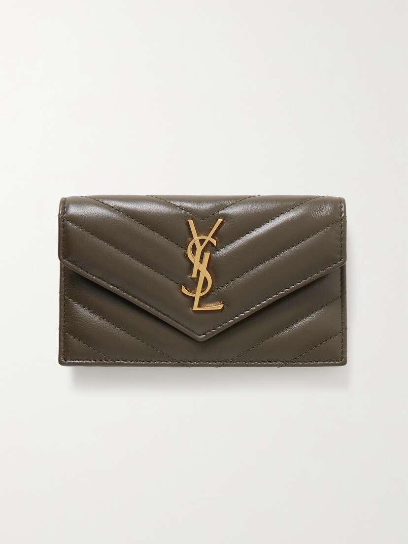 Saint Laurent Cassandre Matelassé Leather Wallet