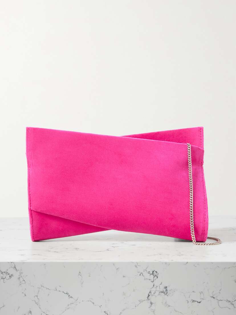 Christian Louboutin Loubitwist Small Velvet Shoulder Bag