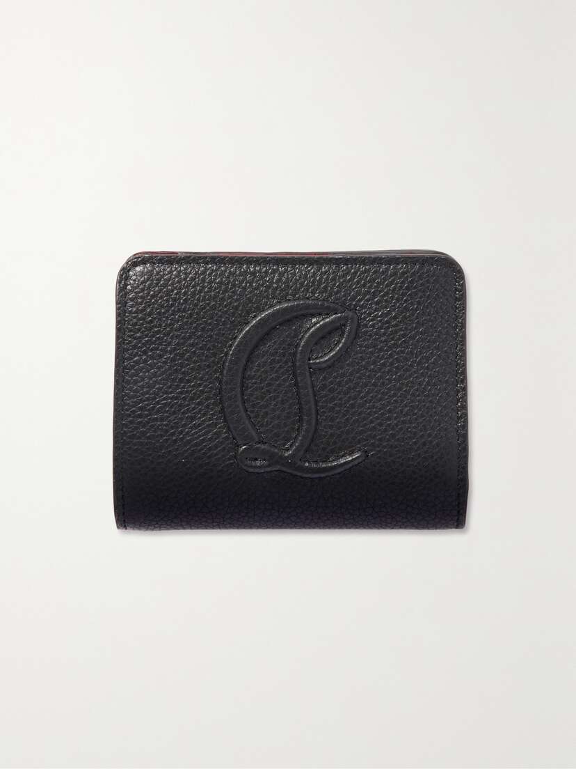 Christian Louboutin By My Side Embossed Textured-leather Wallet