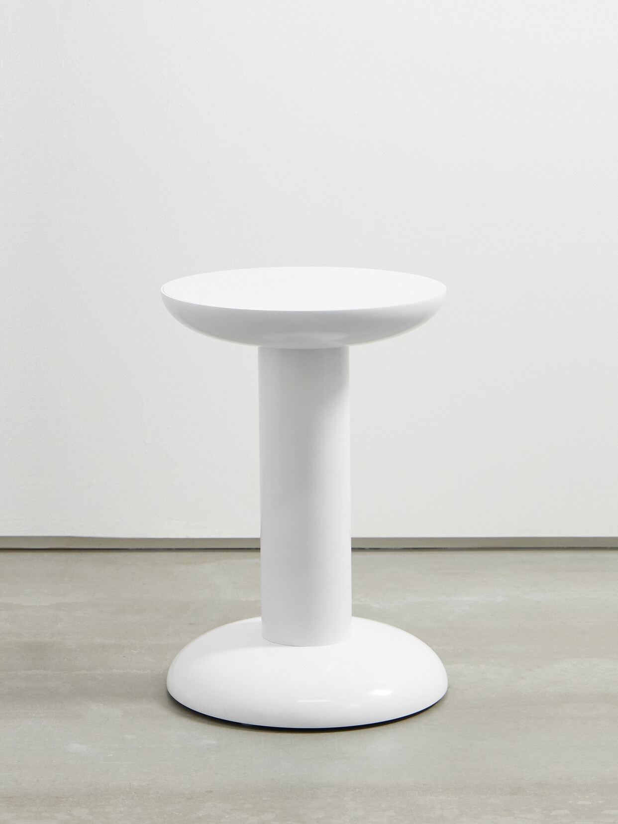 Raawii - + George Sowden Thing Aluminum Table - White