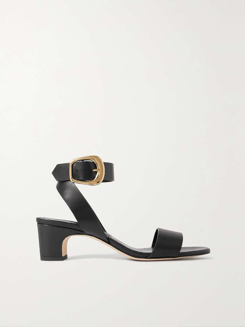 Manolo Blahnik Brutas 50 Leather Sandals