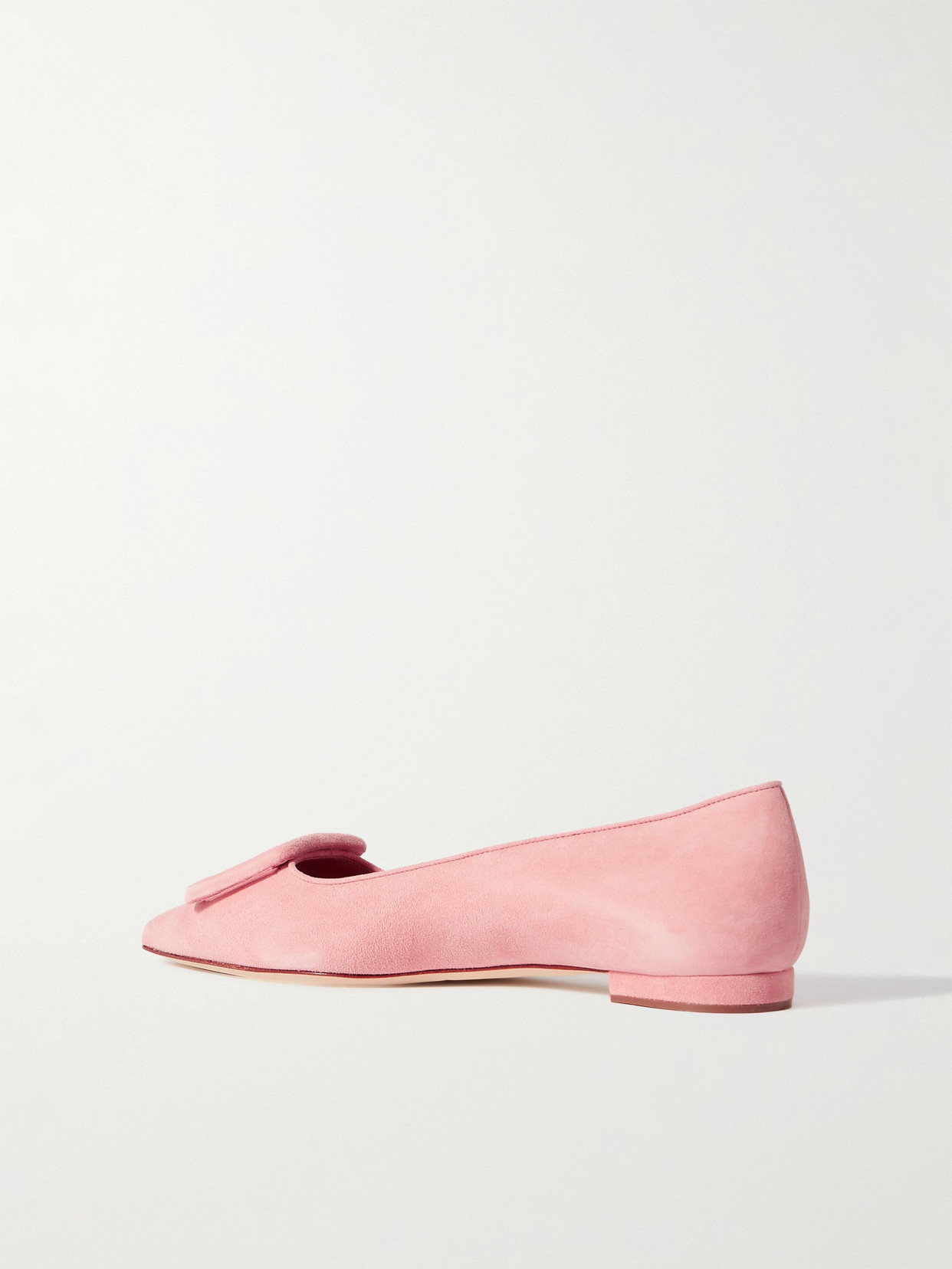 Maysale Suede Point-Toe Flats