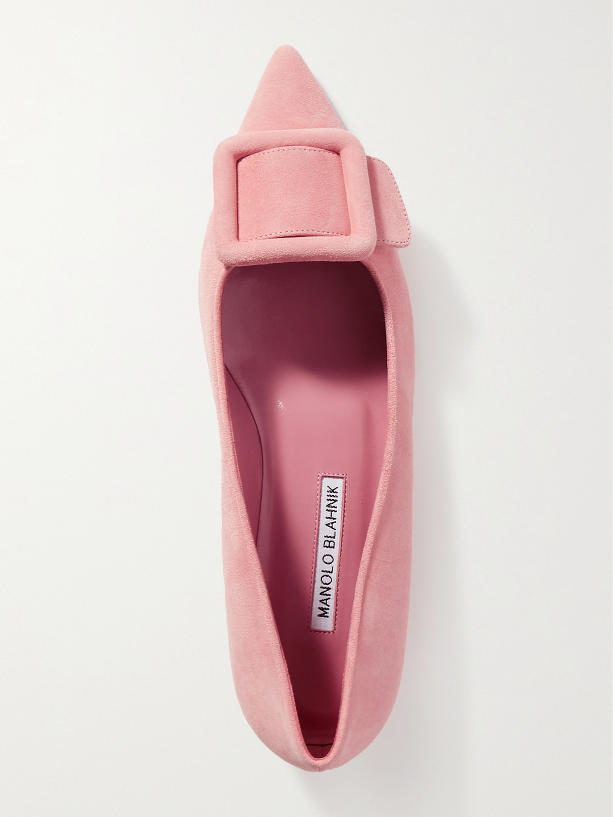 Maysale Suede Point-Toe Flats