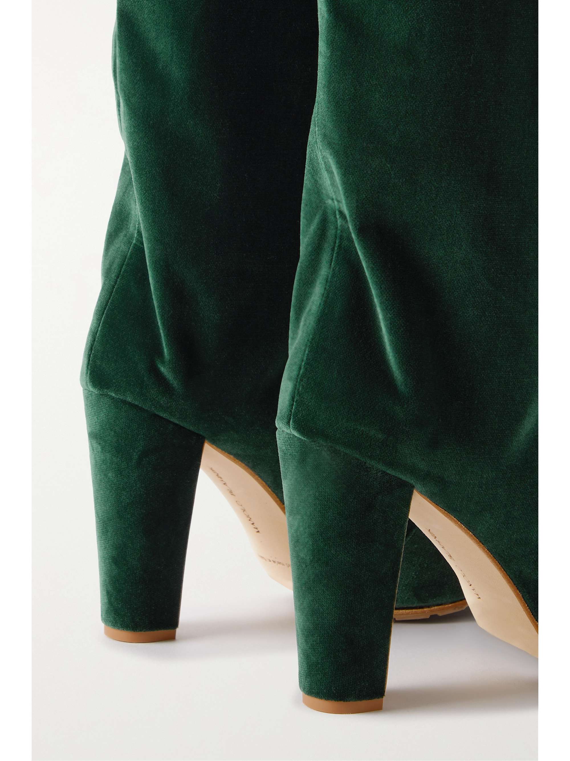 Garder 45 velvet knee boots