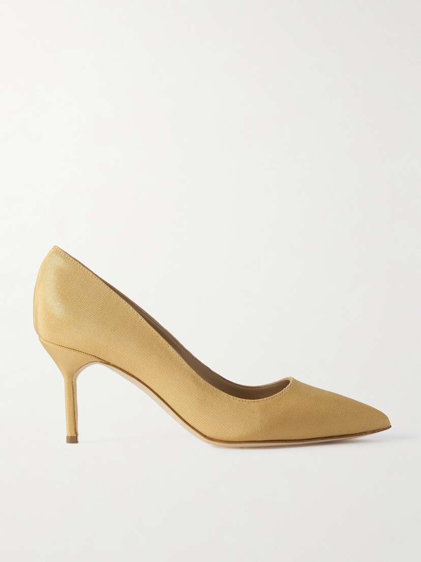 Manolo Blahnik Bb 70 Grosgrain Pumps