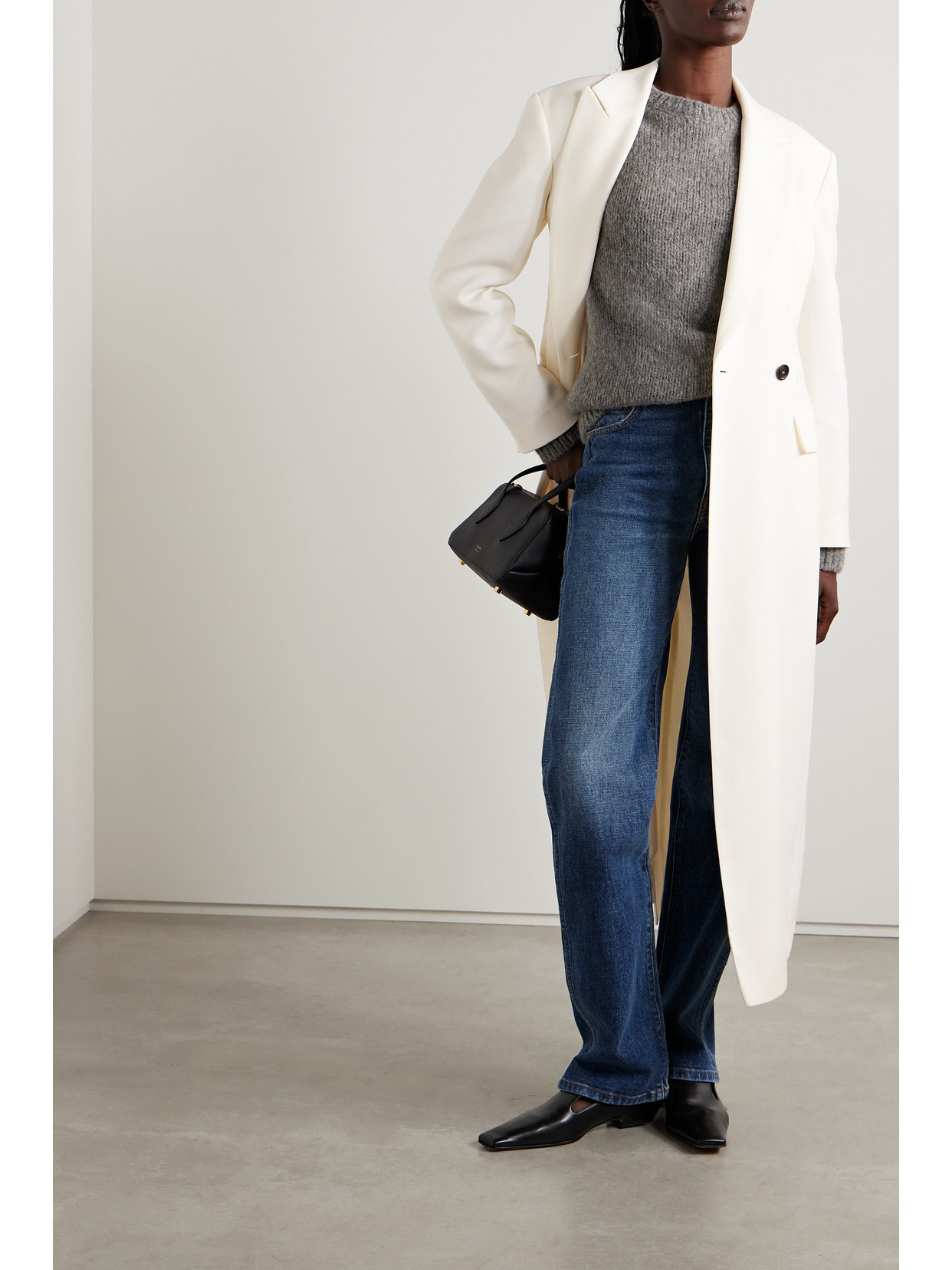 Brunello Cucinelli Twill Coat In White