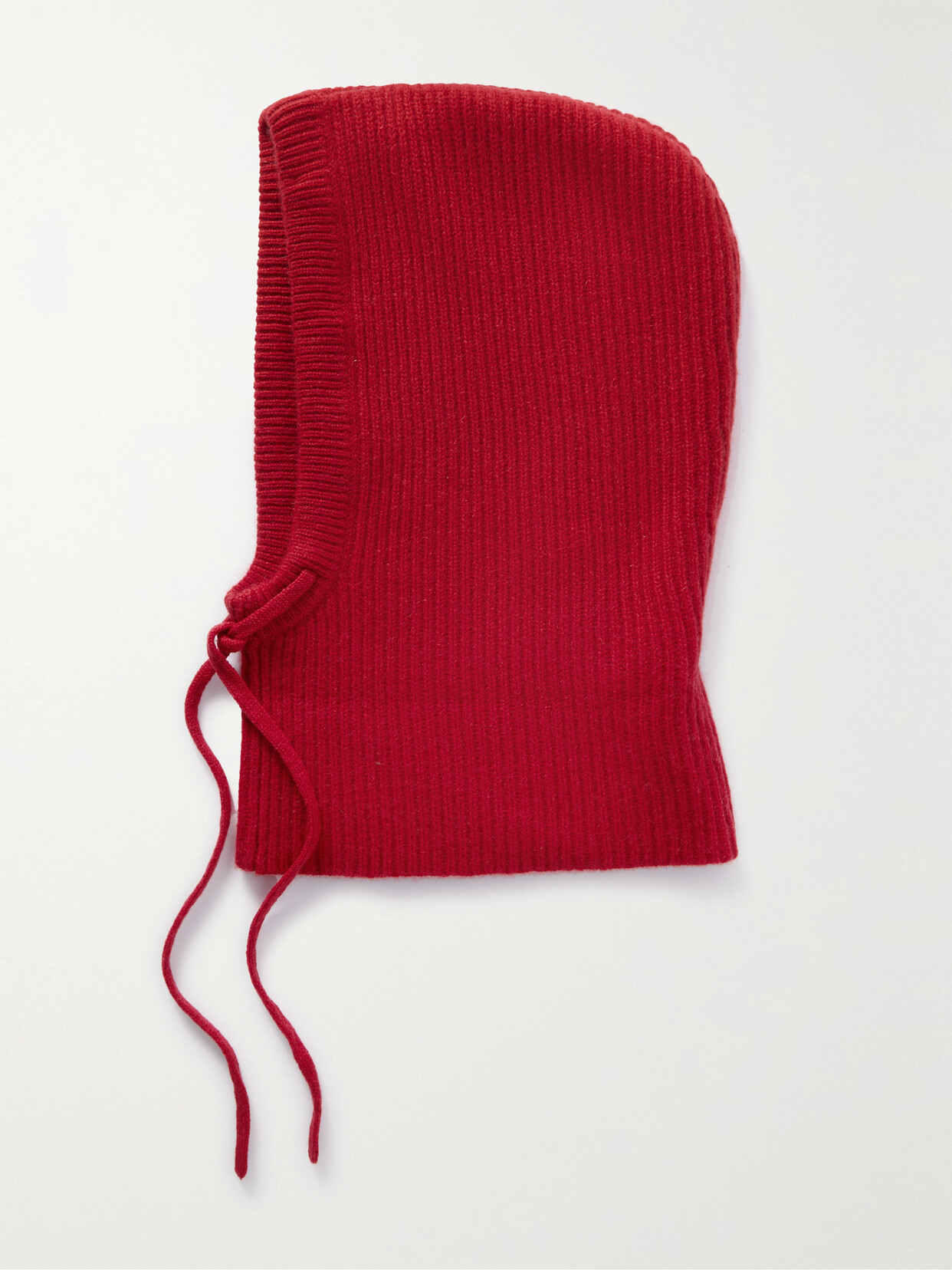 Arch4 - Klosters Ribbed Cashmere Balaclava - Red