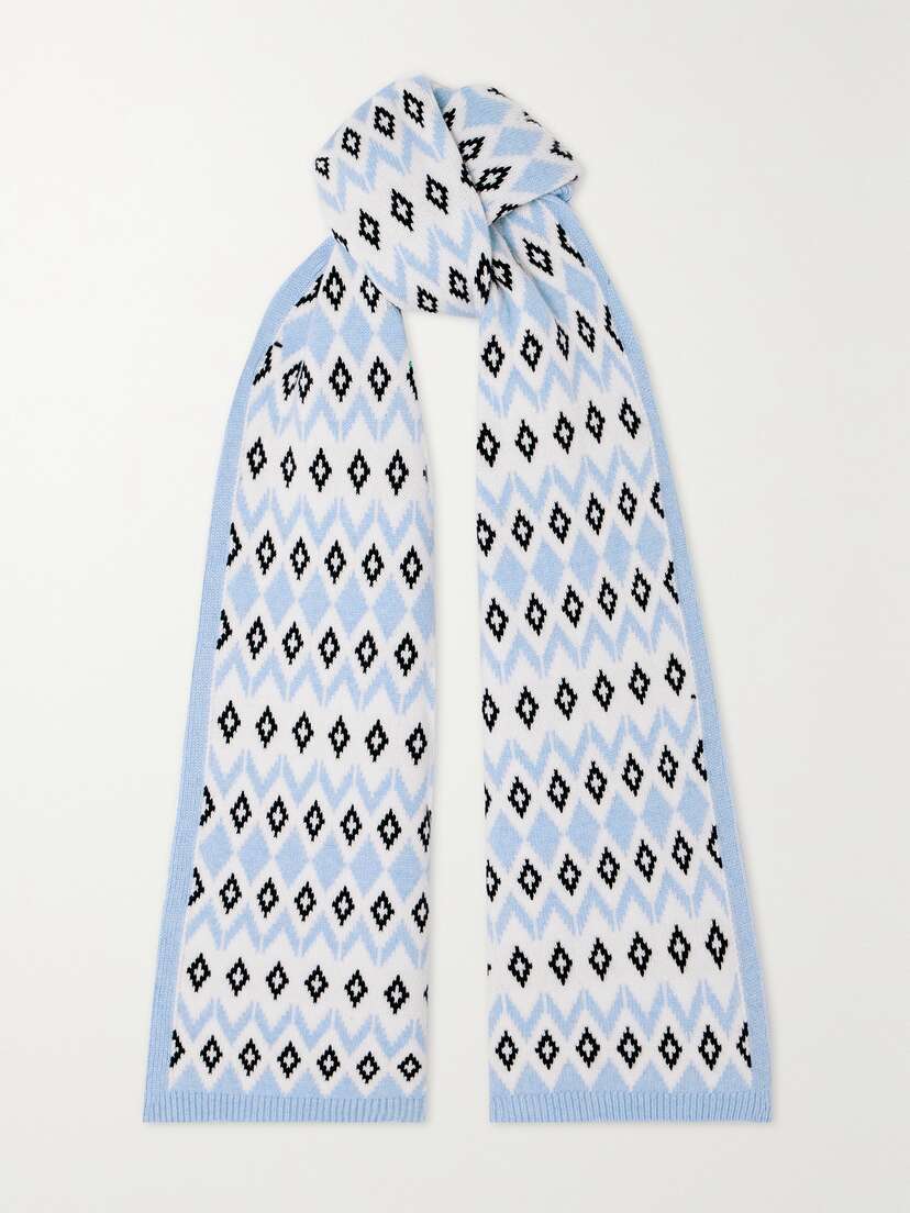 Arch4 Fair Isle Cashmere Scarf