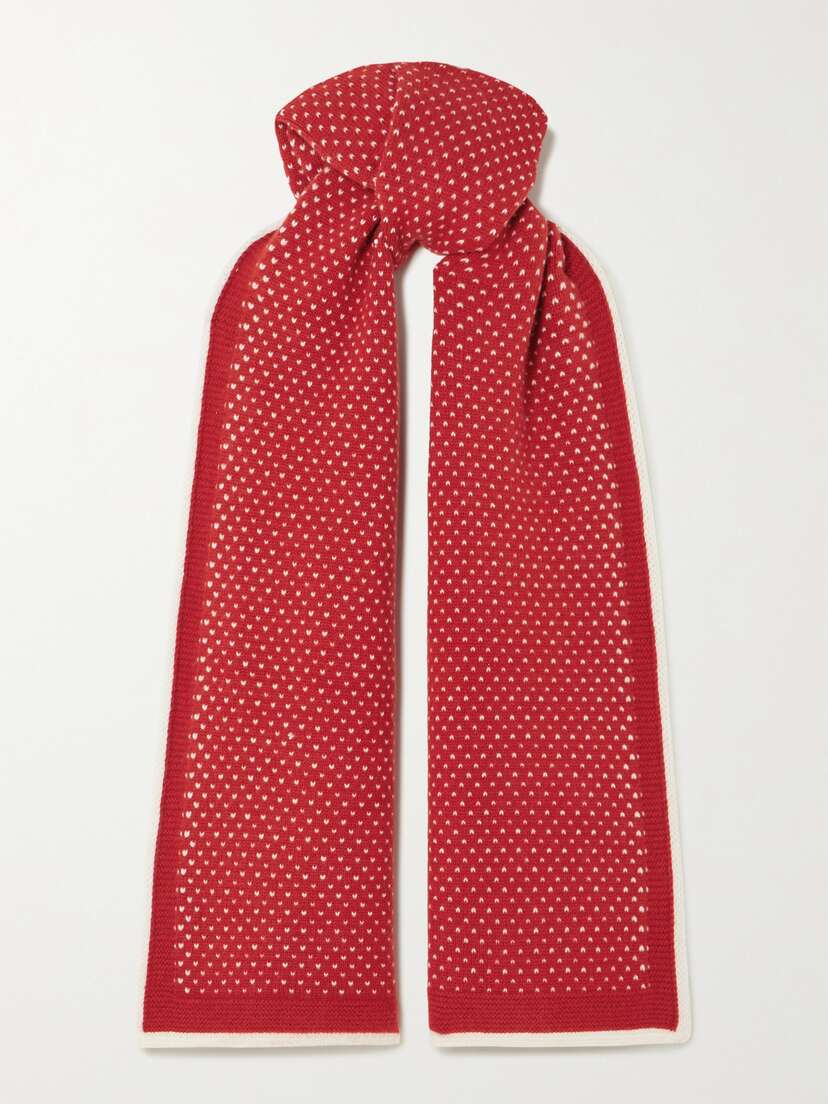 Arch4 Intarsia Cashmere Scarf