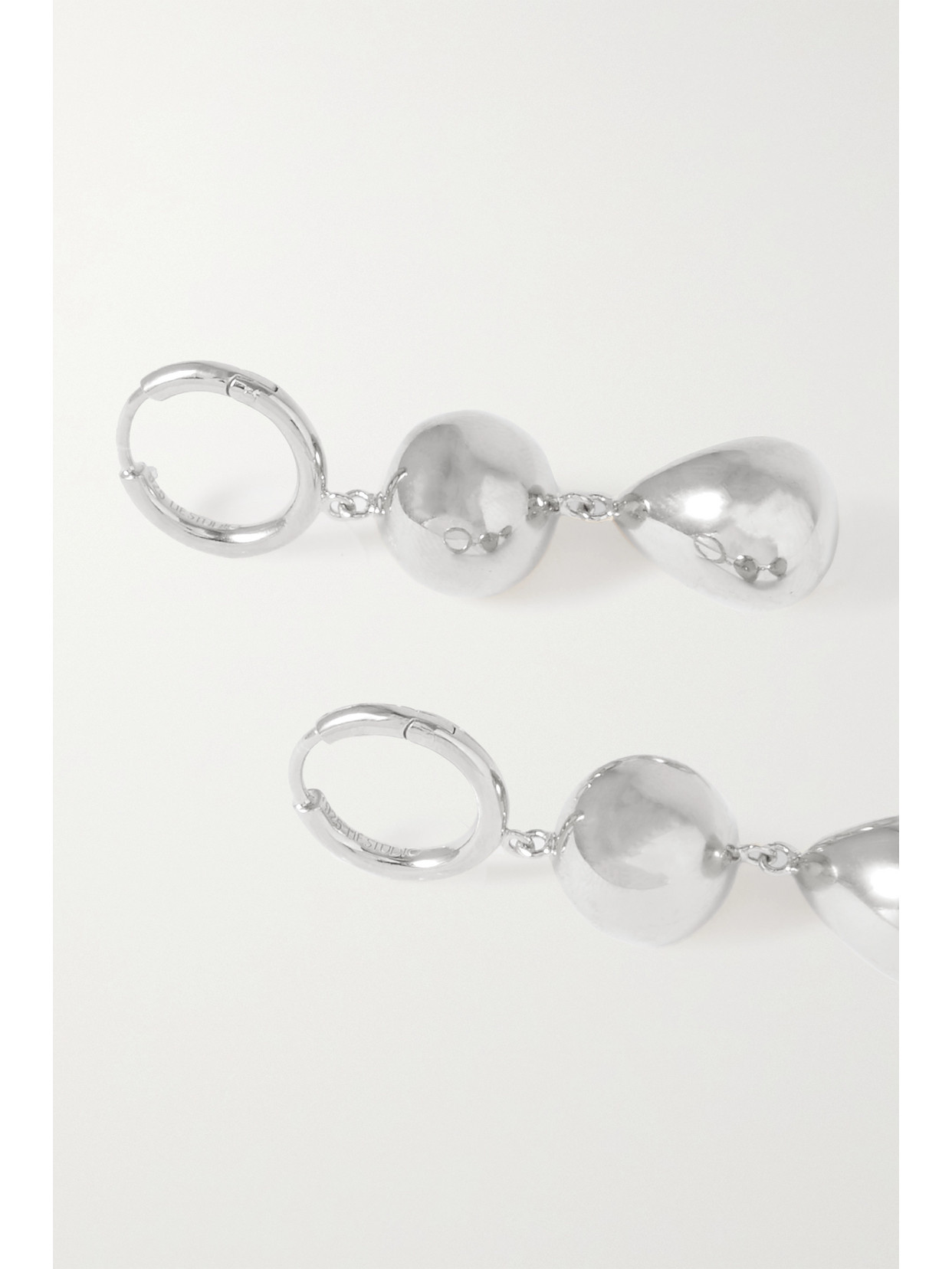 Lie Studio The Cathrine Silver Earrings In Silver