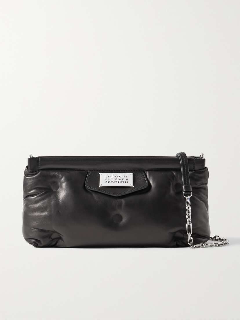 Maison Margiela Glam Slam Padded Quilted Leather Clutch