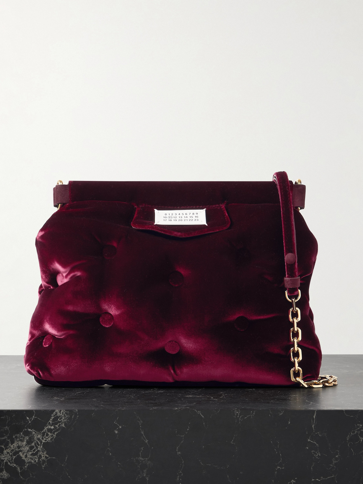 Maison Margiela Kleine Glam Slam Classique Schultertasche In Rot