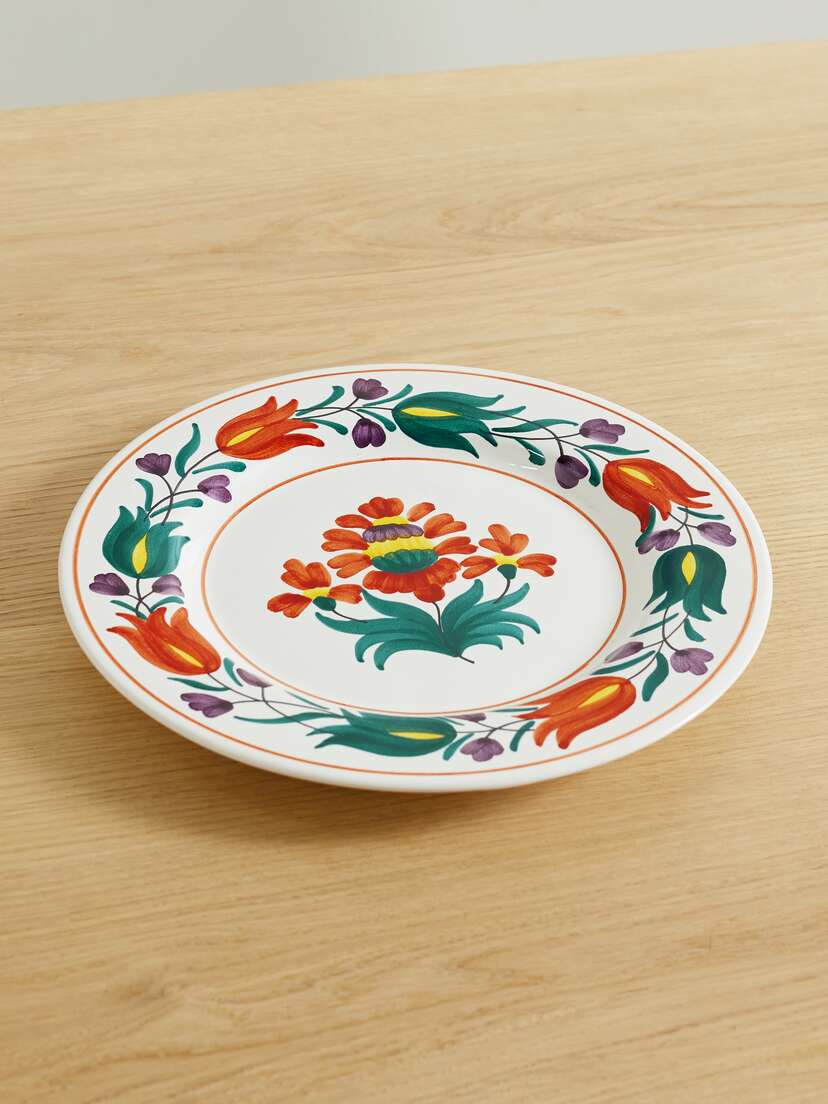 Cabana Lia 29.5cm Painted Ceramic Dinner Plate