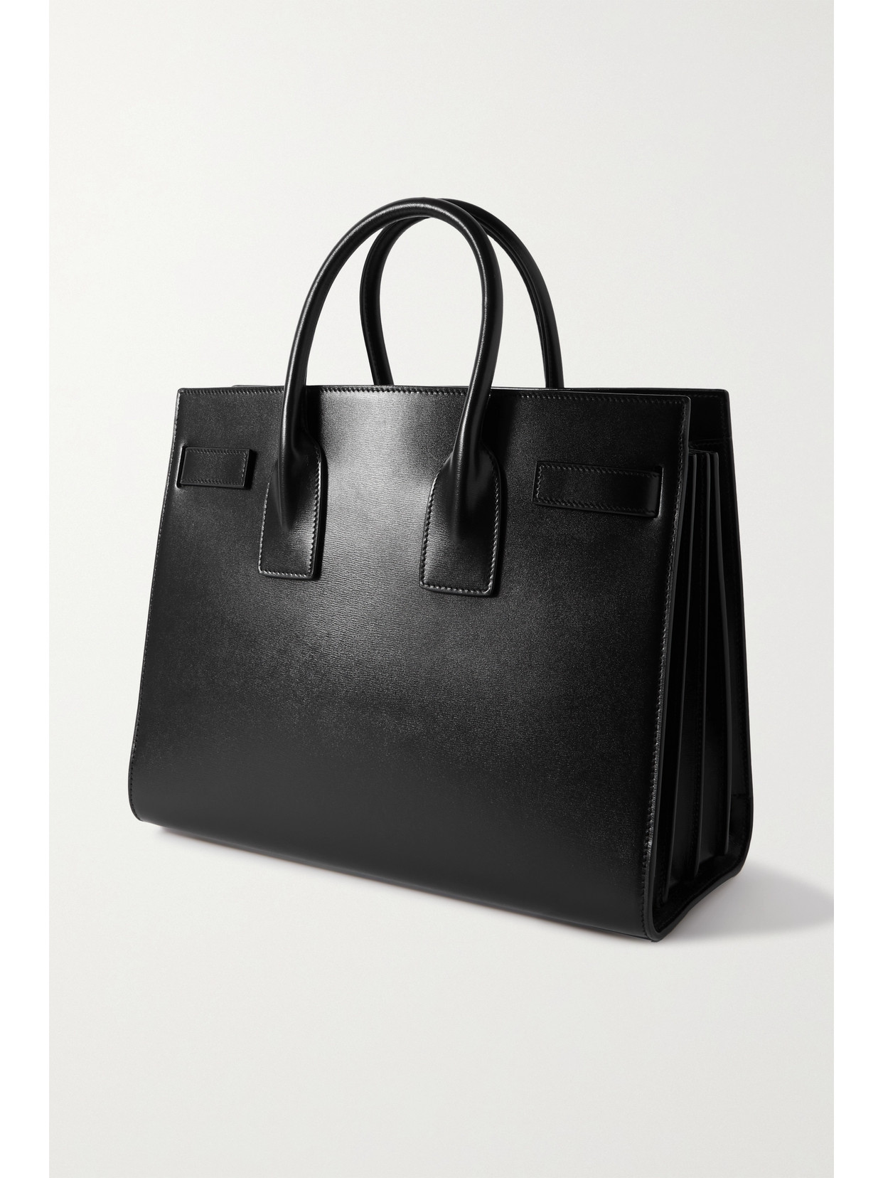 Saint Laurent Nano Sac De Jour Leather Satchel In Black