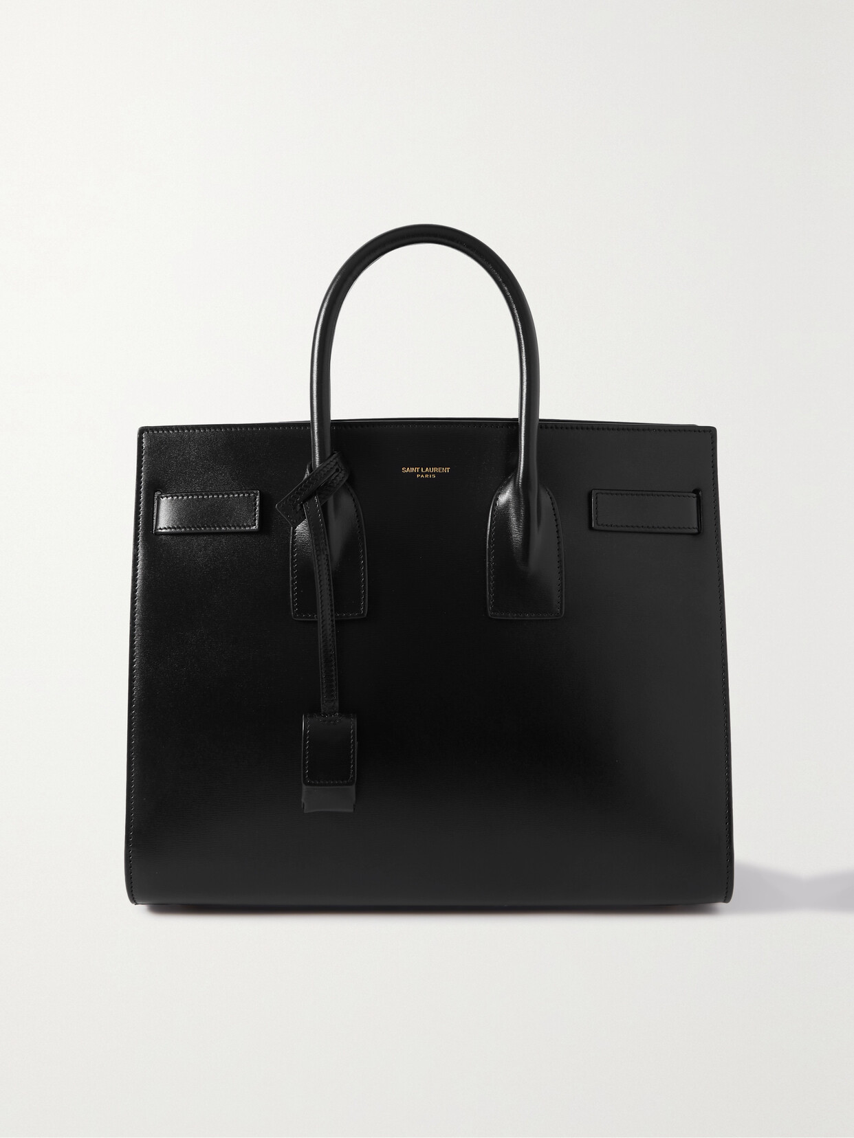 Saint Laurent Sac De Jour Small Leather Tote In Black