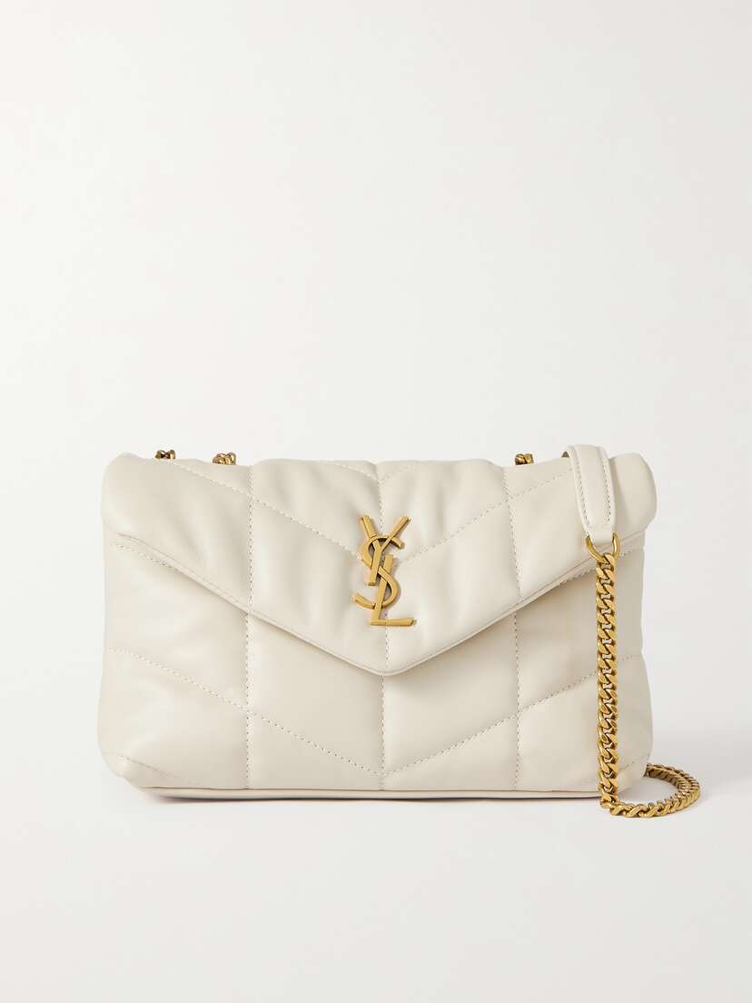 Saint Laurent Toy Puffer Matelassé Leather Shoulder Bag