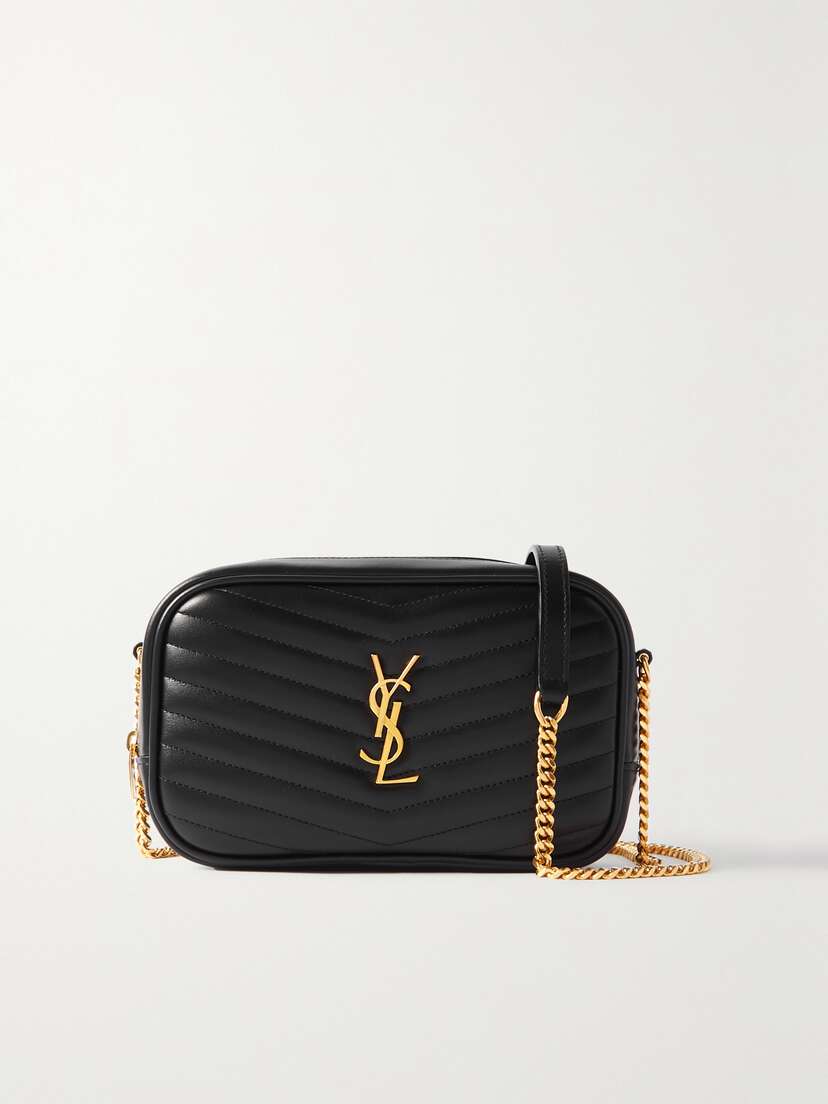 Saint Laurent Loulou Mini Matelassé Leather Shoulder Bag