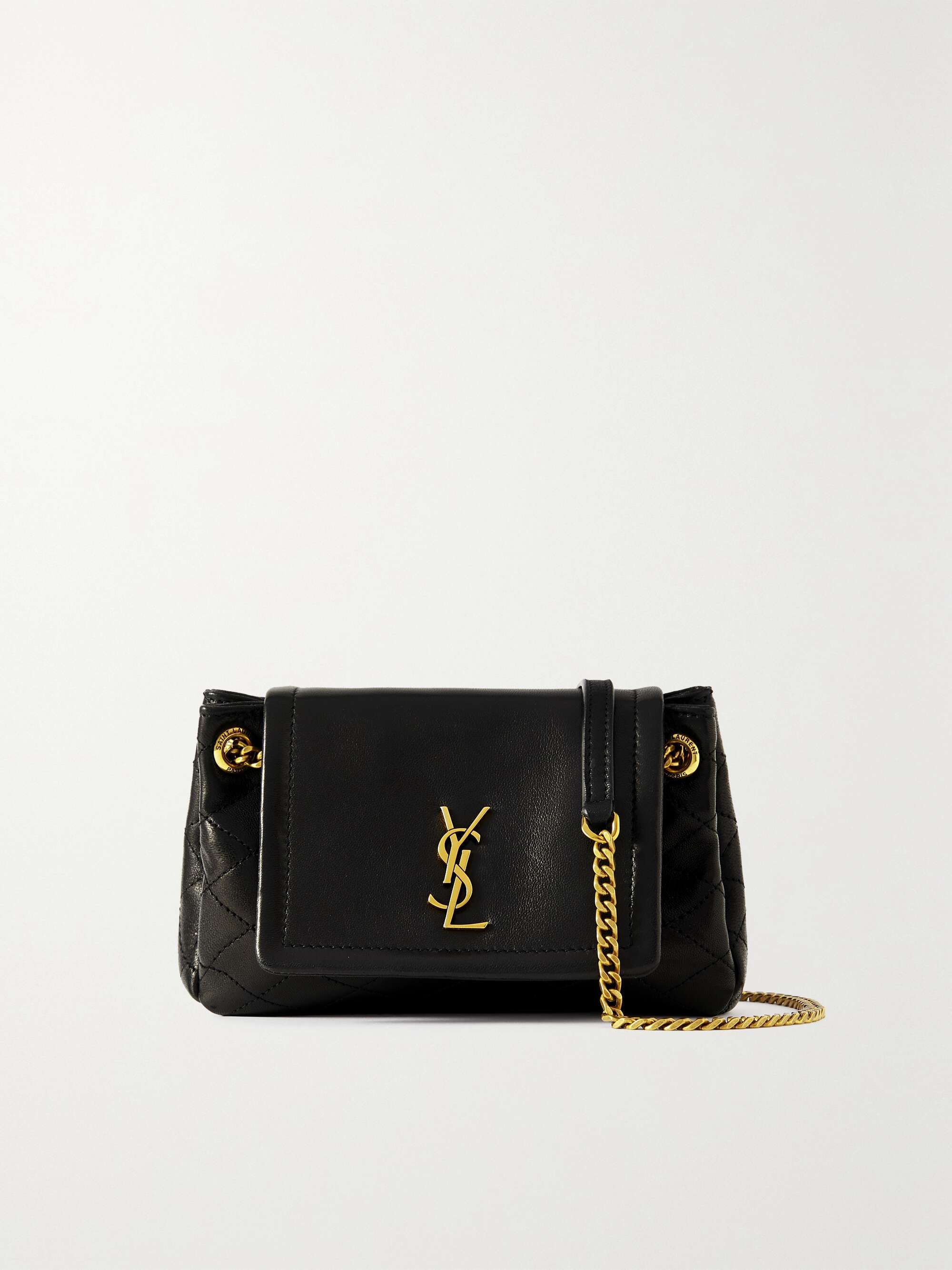 SAINT LAURENT Nolita mini matelassé leather shoulder bag