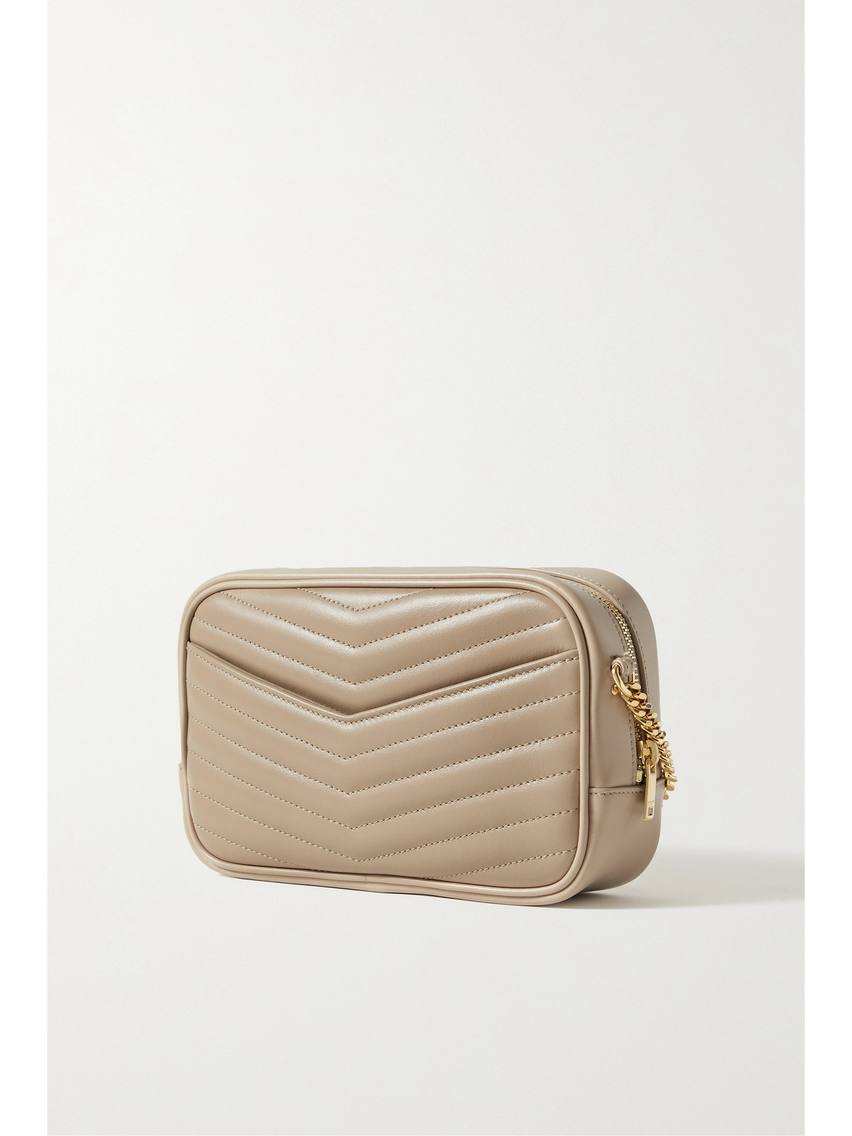 SAINT LAURENT LOU MINI MATELASSÉ LEATHER SHOULDER BAG