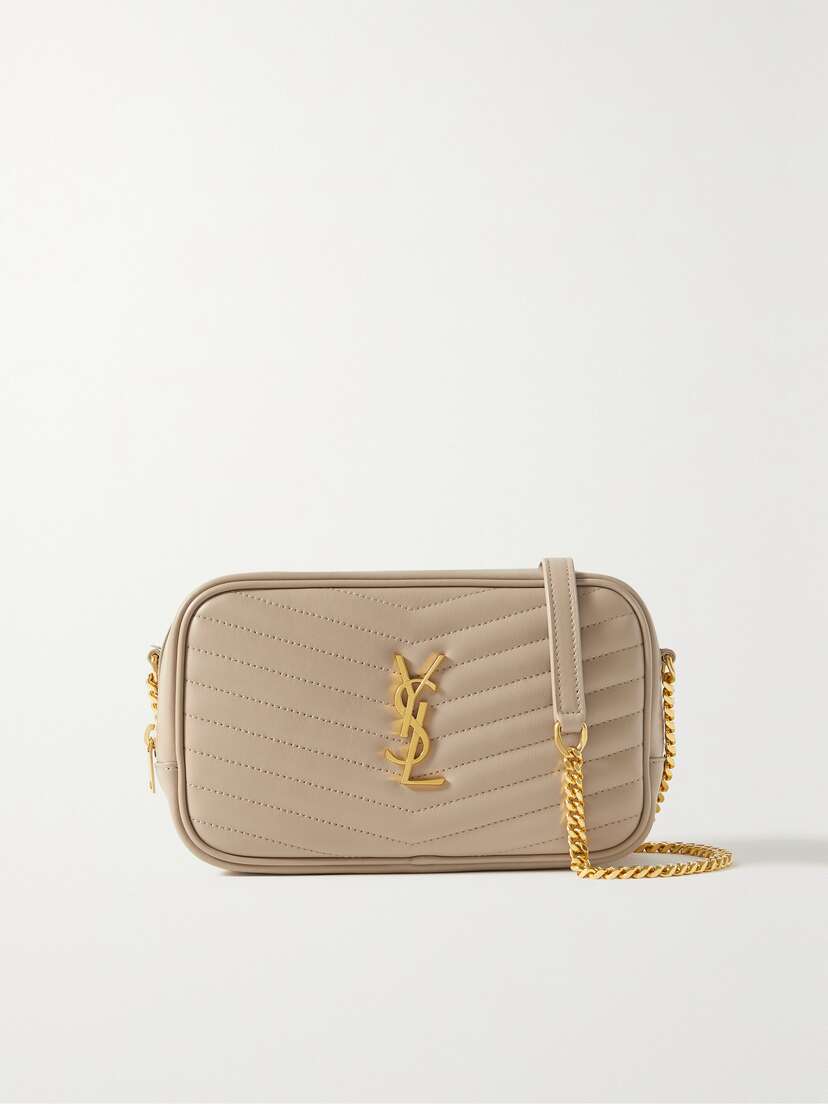 Saint Laurent Loulou Mini Matelassé Leather Shoulder Bag