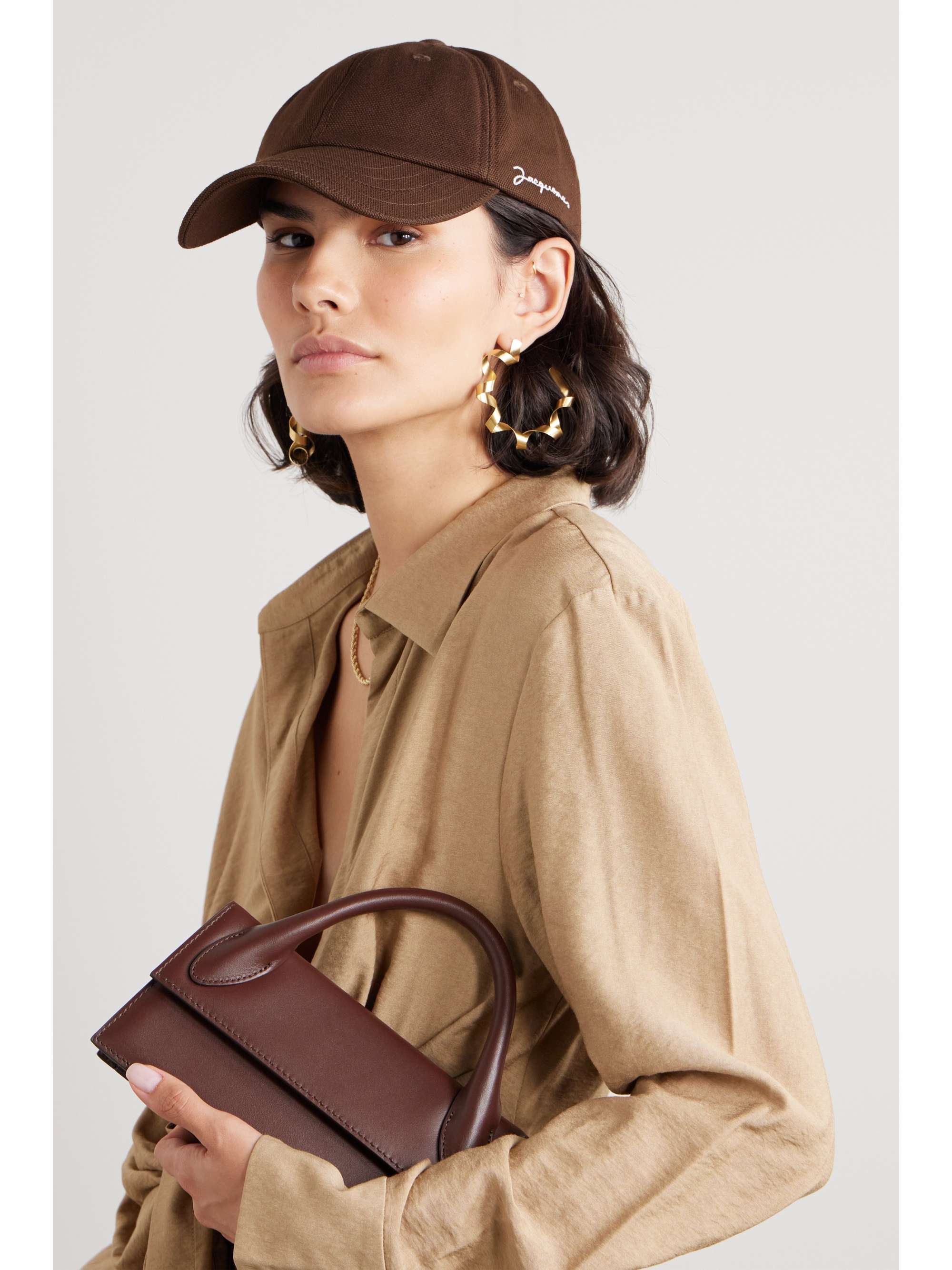 JACQUEMUS La Casquette embroidered cottonpiqué baseball cap NETAPORTER