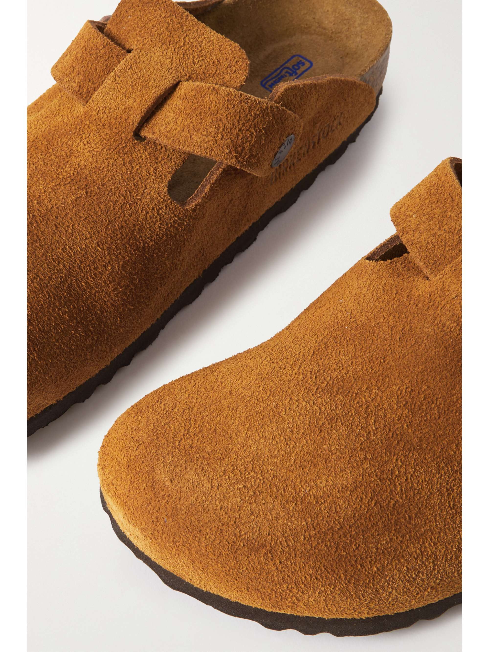 BIRKENSTOCK Boston suede clogs