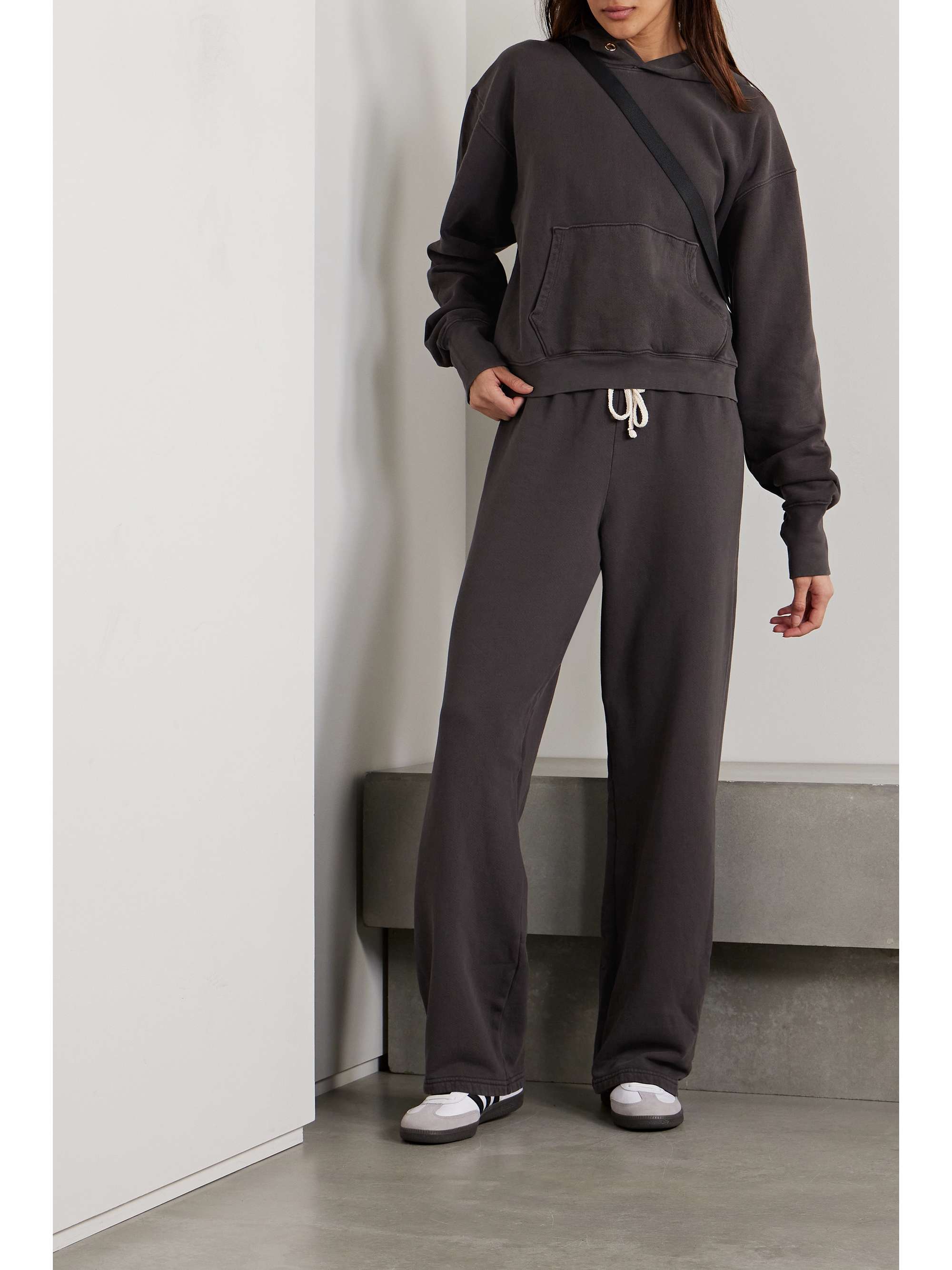 LES TIEN Eazy cotton-jersey track pants | NET-A-PORTER