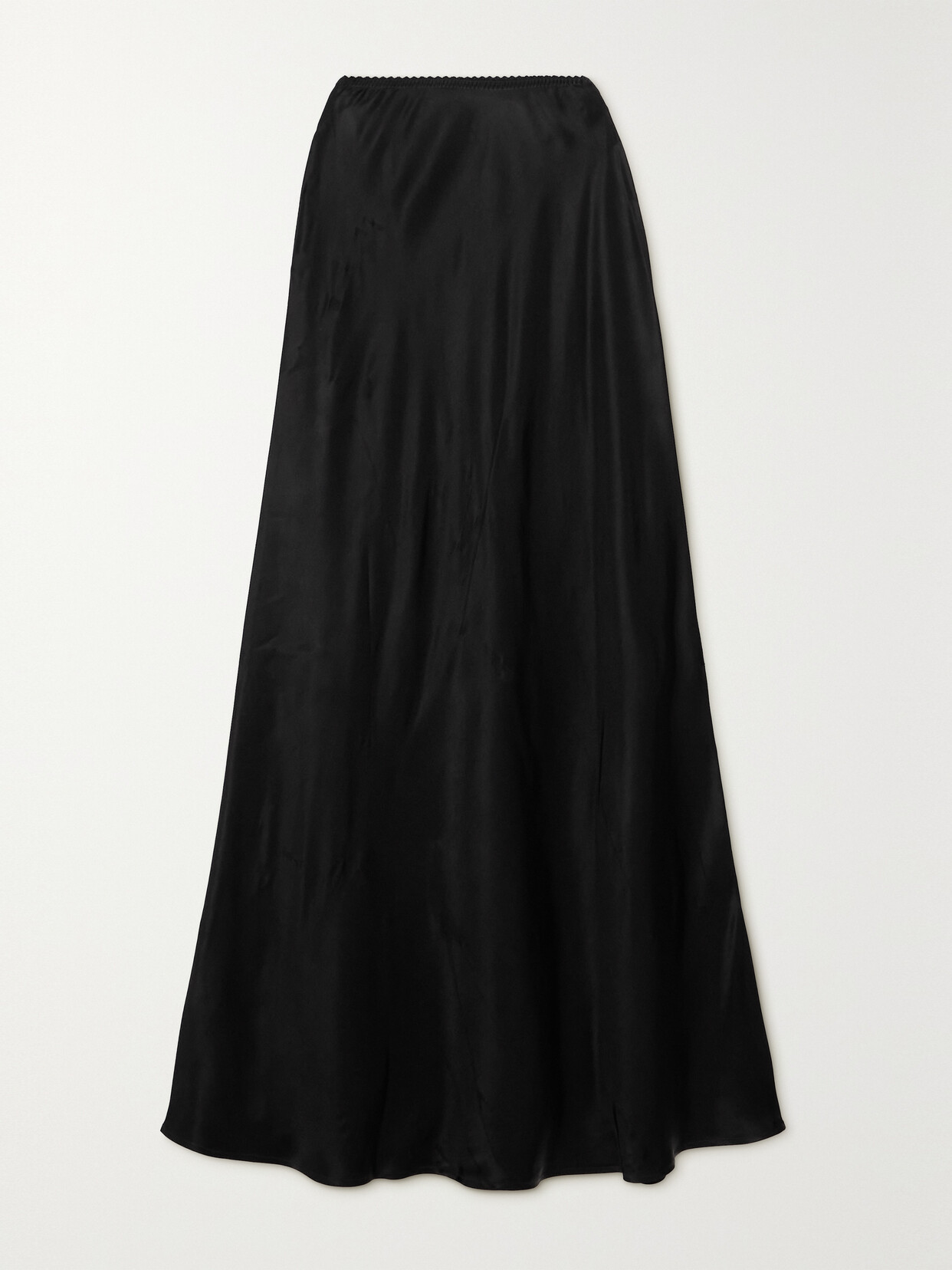 Sleeper + Net Sustain 90s Lenzing™ Ecovero™-satin Maxi Skirt - Black