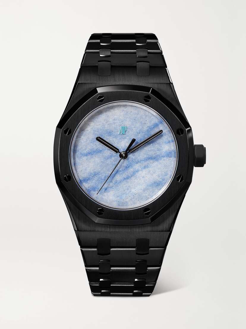 MAD Audemars Piguet Royal Oak Limited Edition Automatic 37mm Dlc-coated Stainless Steel Watch