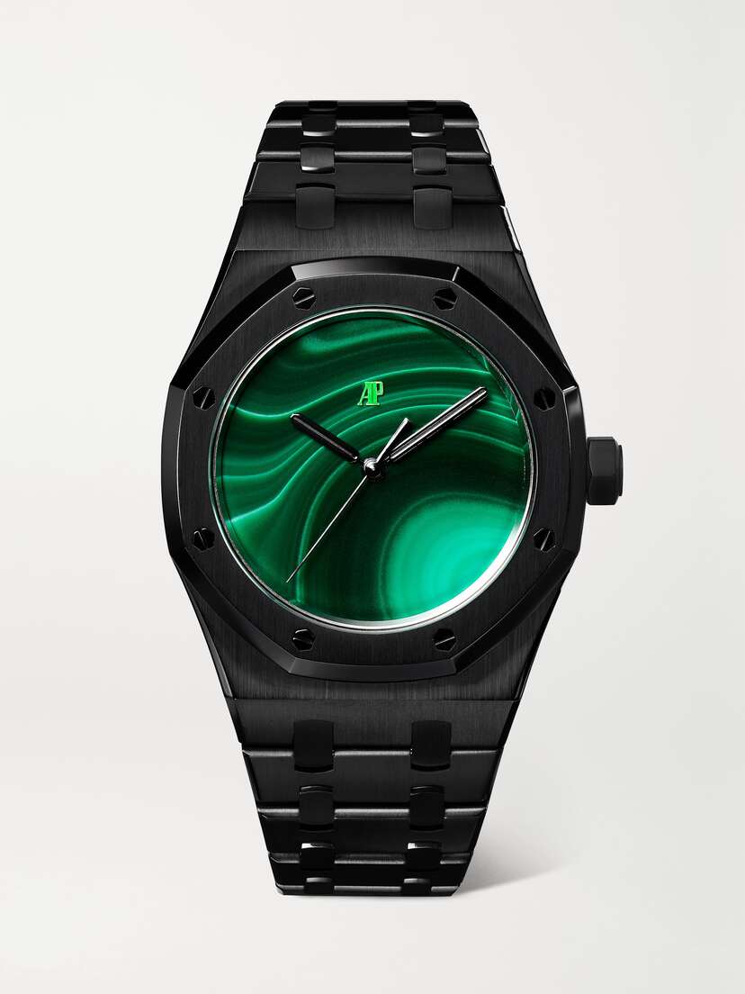 MAD Audemars Piguet Royal Oak Limited Edition Automatic 37mm Dlc-coated Stainless Steel Watch