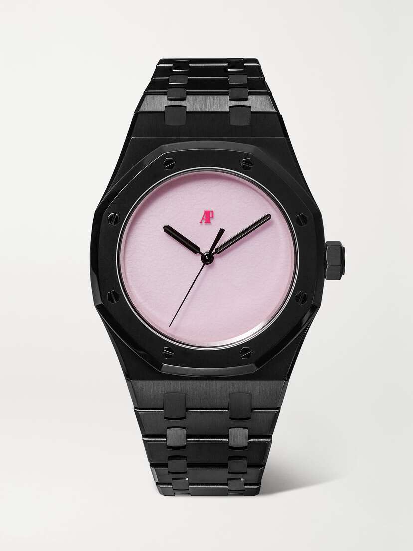 MAD Audemars Piguet Royal Oak Limited Edition Automatic 37mm Dlc-coated Stainless Steel Watch