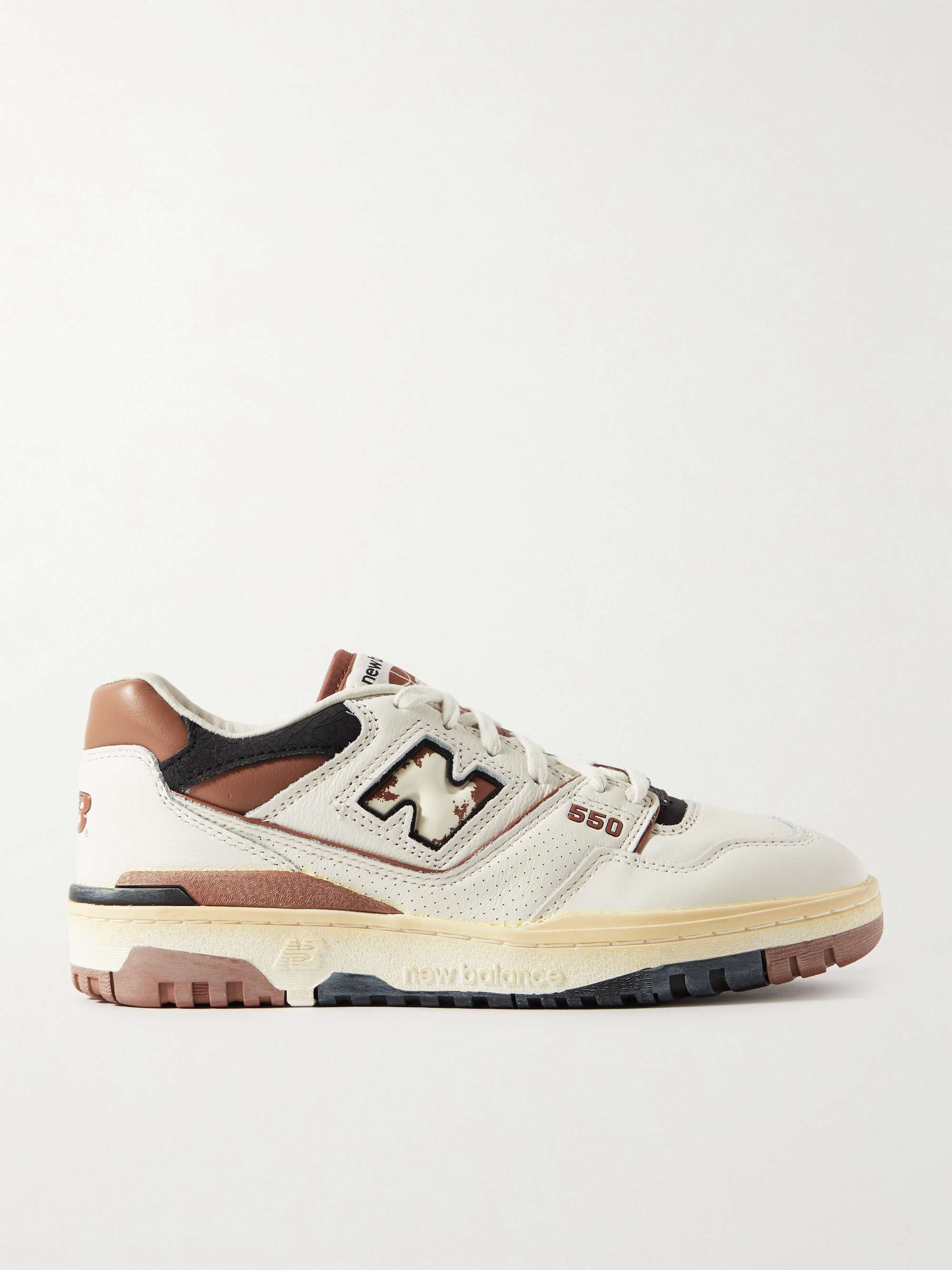 550 leather sneakers white US 4.5