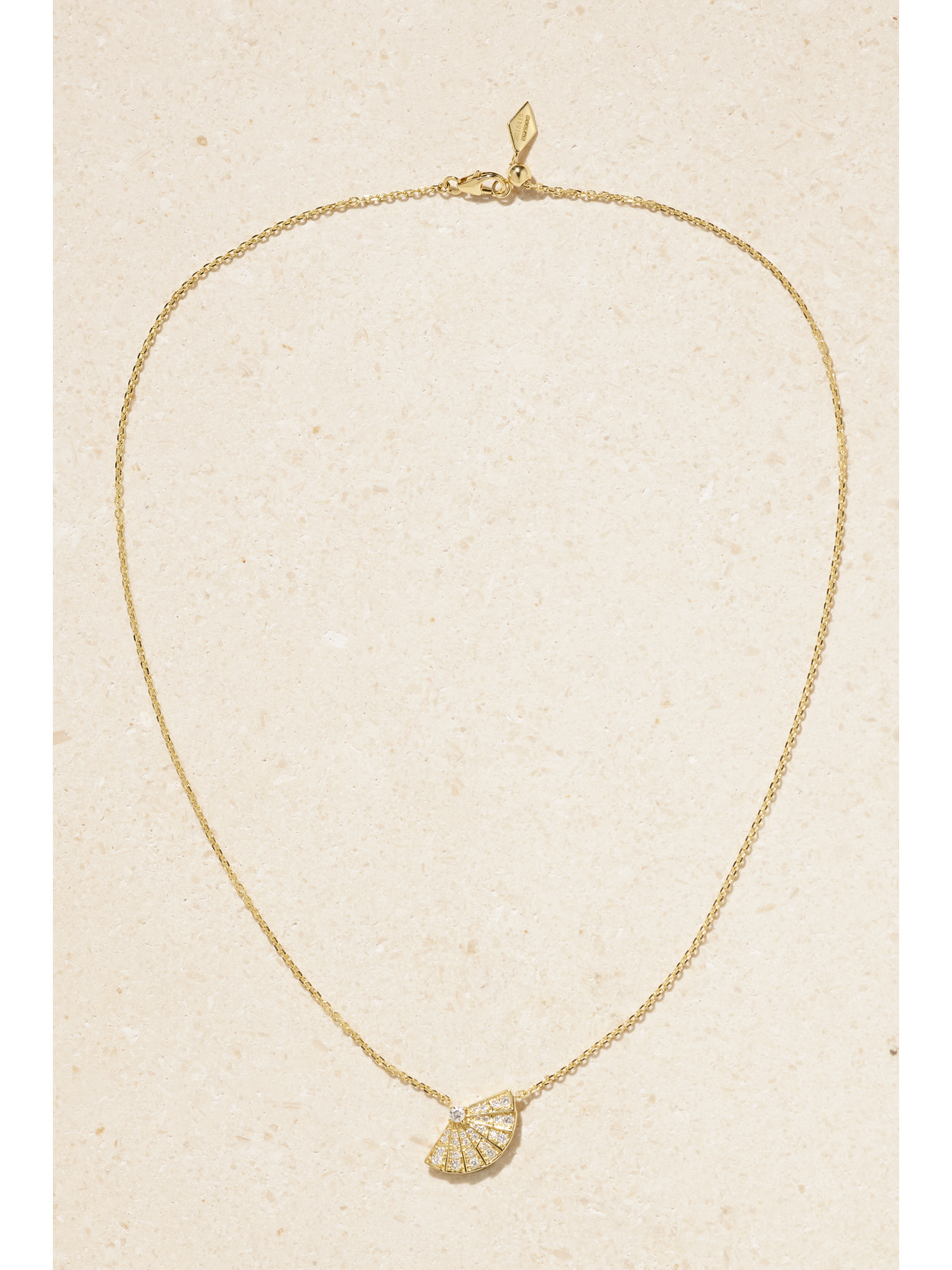 Garrard Fanfare Symphony 18-karat Gold Diamond Necklace In Gold