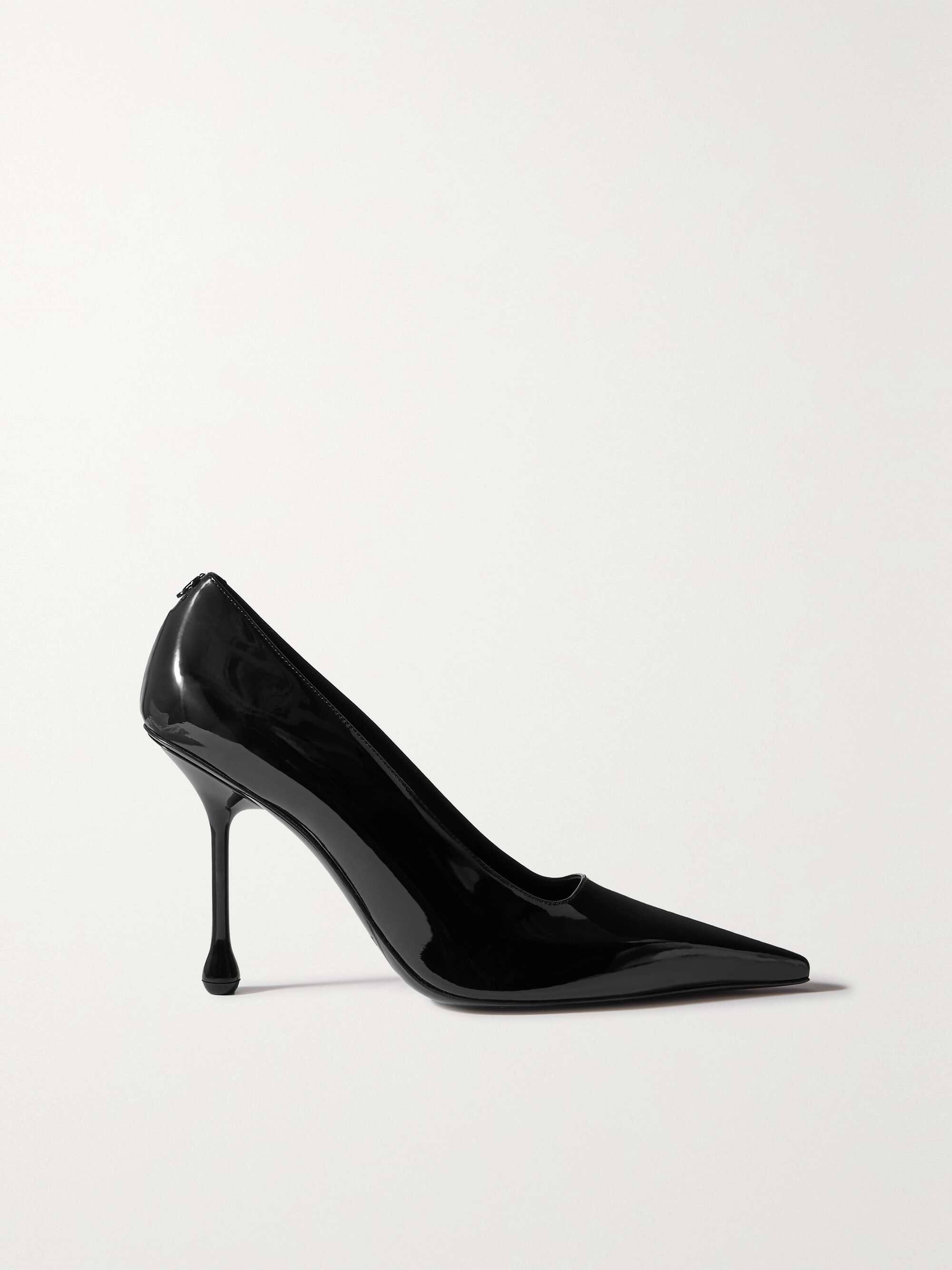 JIMMY CHOO Ixia 95 patent-leather point-toe pumps | NET-A-PORTER