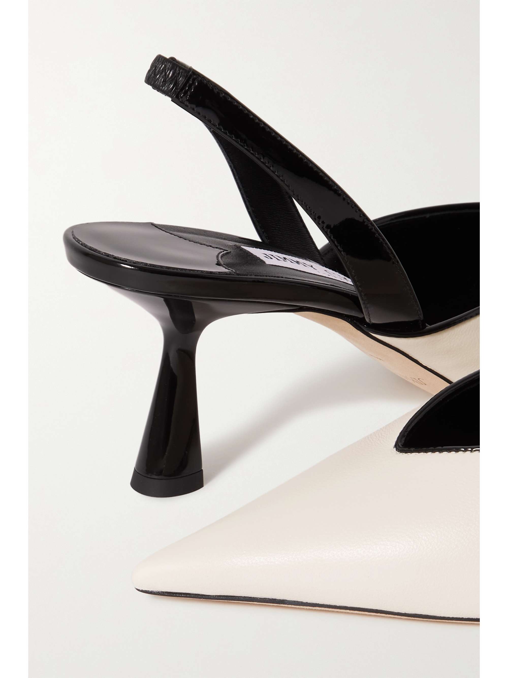 JIMMY CHOO Maryanne 65 twotone leather slingback pumps NETAPORTER