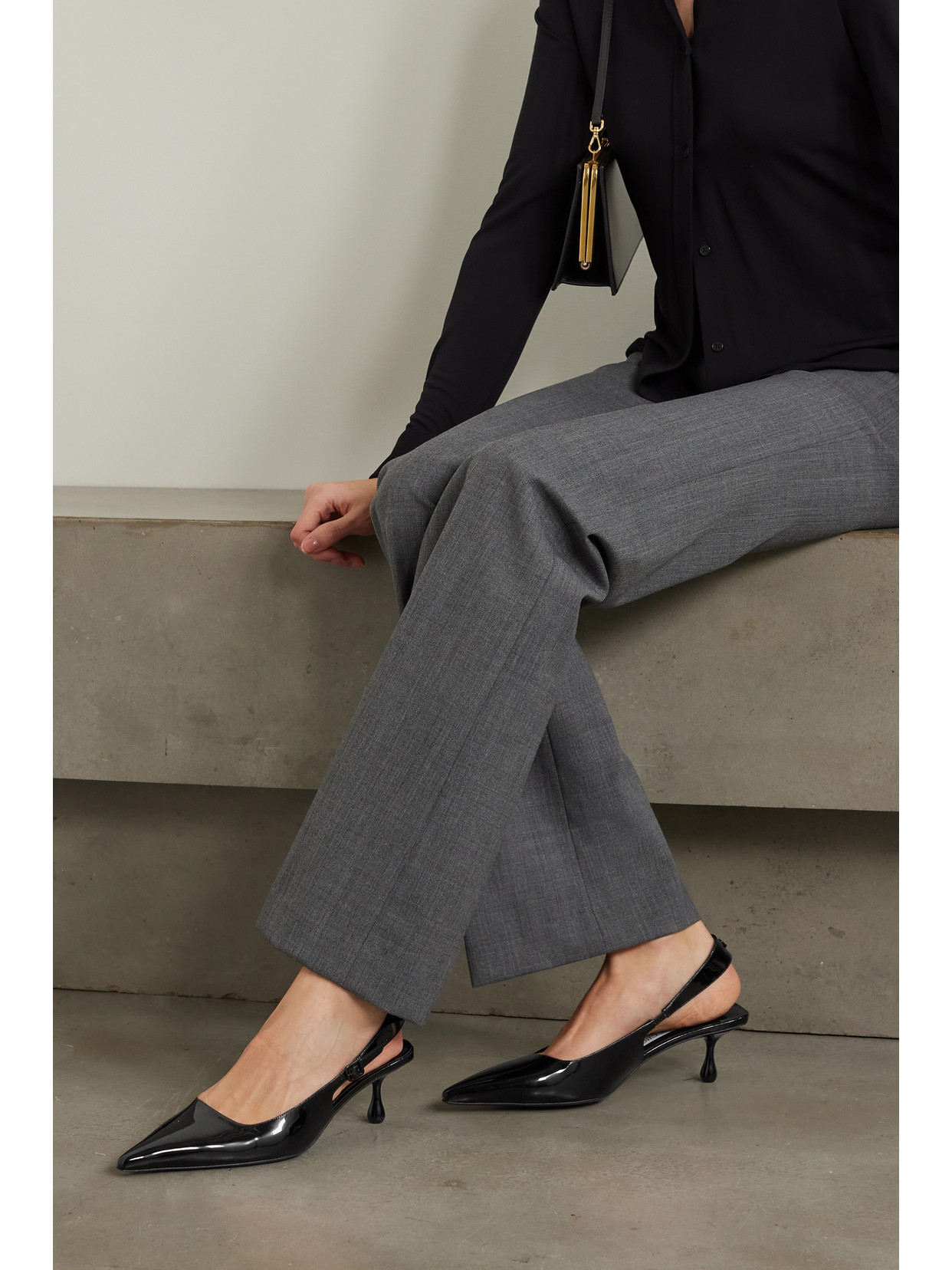 Amel 50 Logo-Embellished Slingback