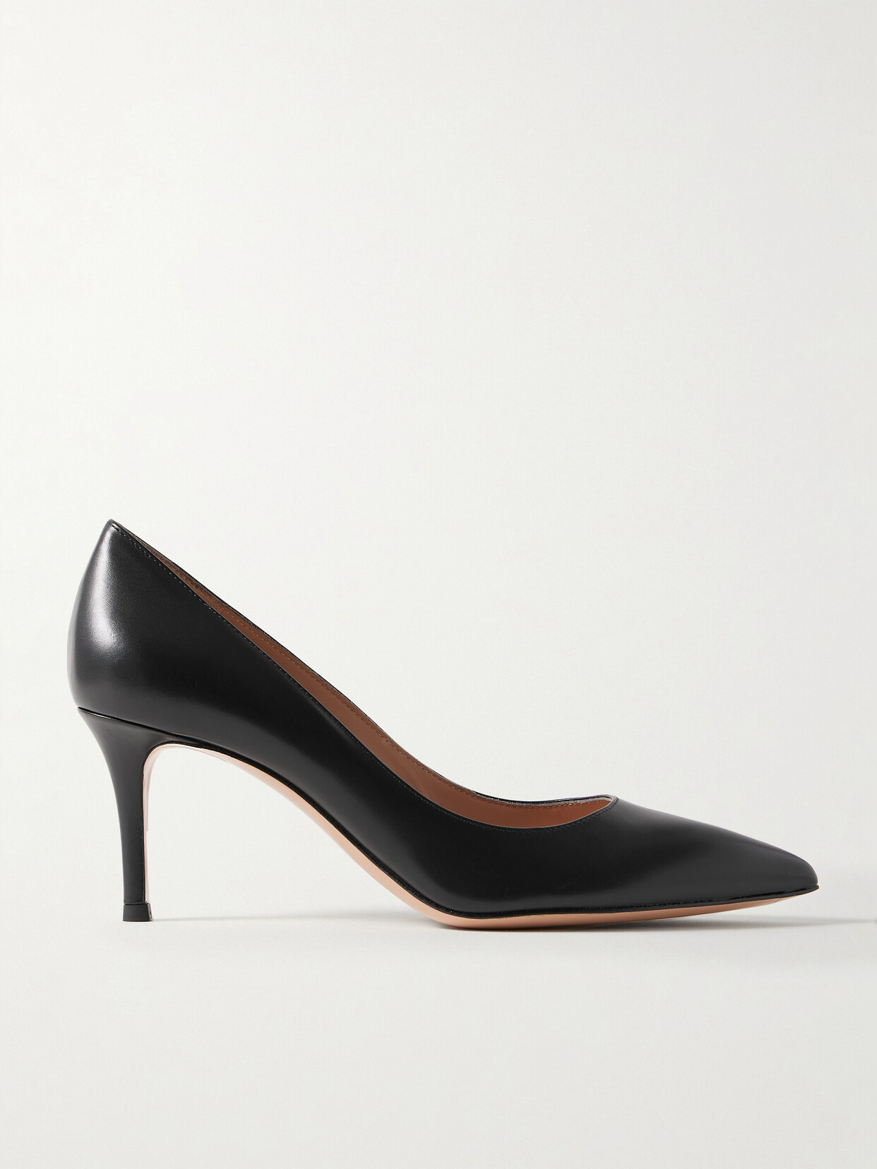 Gianvito Rossi - 70 Leather Pumps - Black