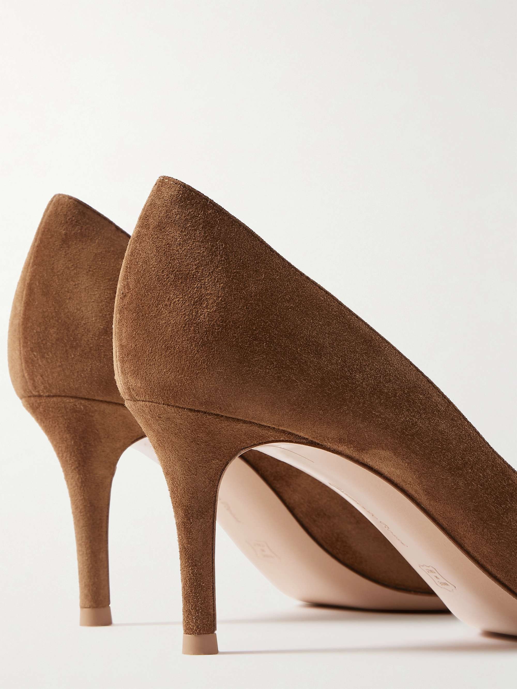 GIANVITO ROSSI 70 suede pumps