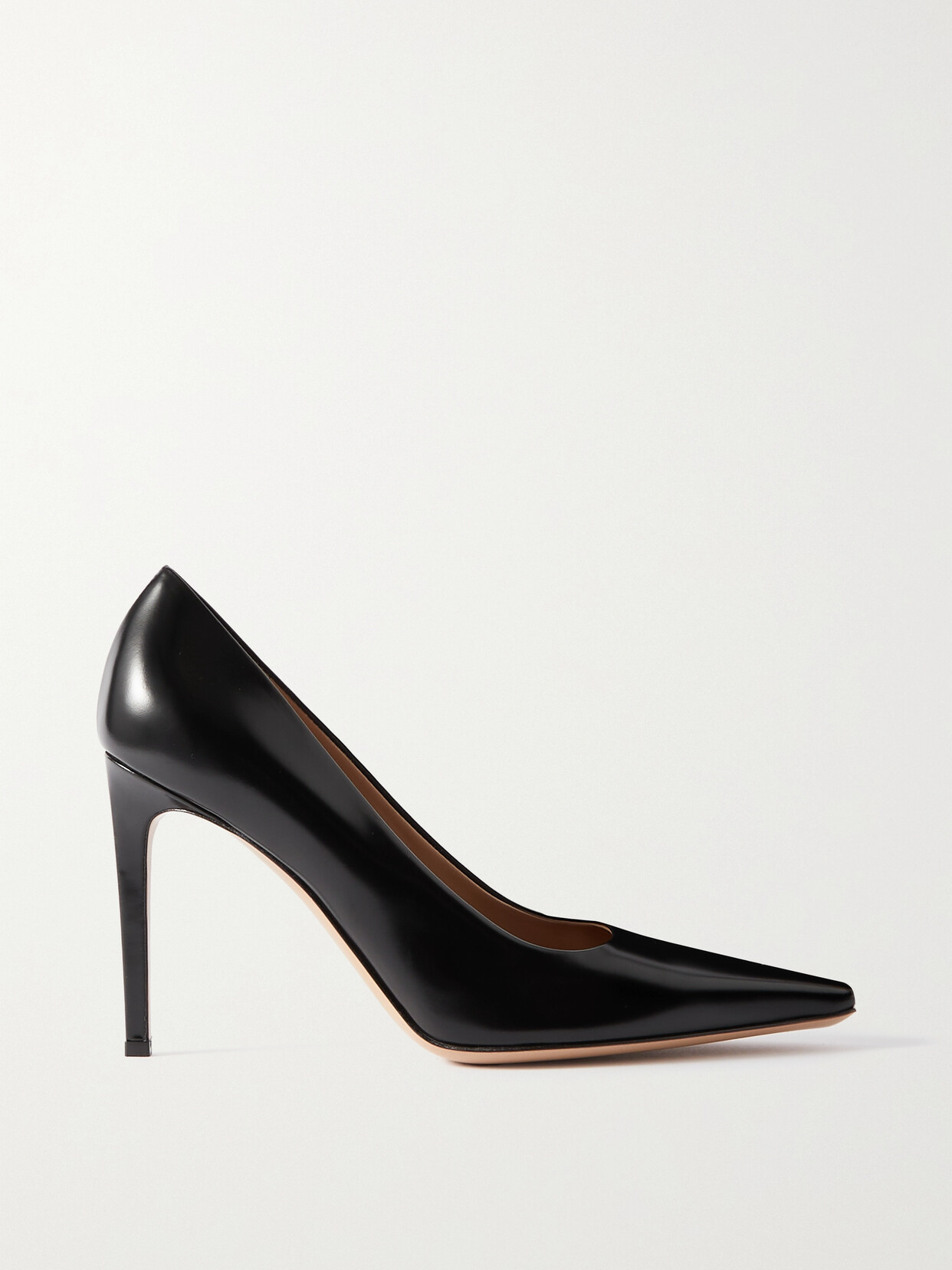 GIANVITO ROSSI TOKIO 95 PATENT-LEATHER PUMPS