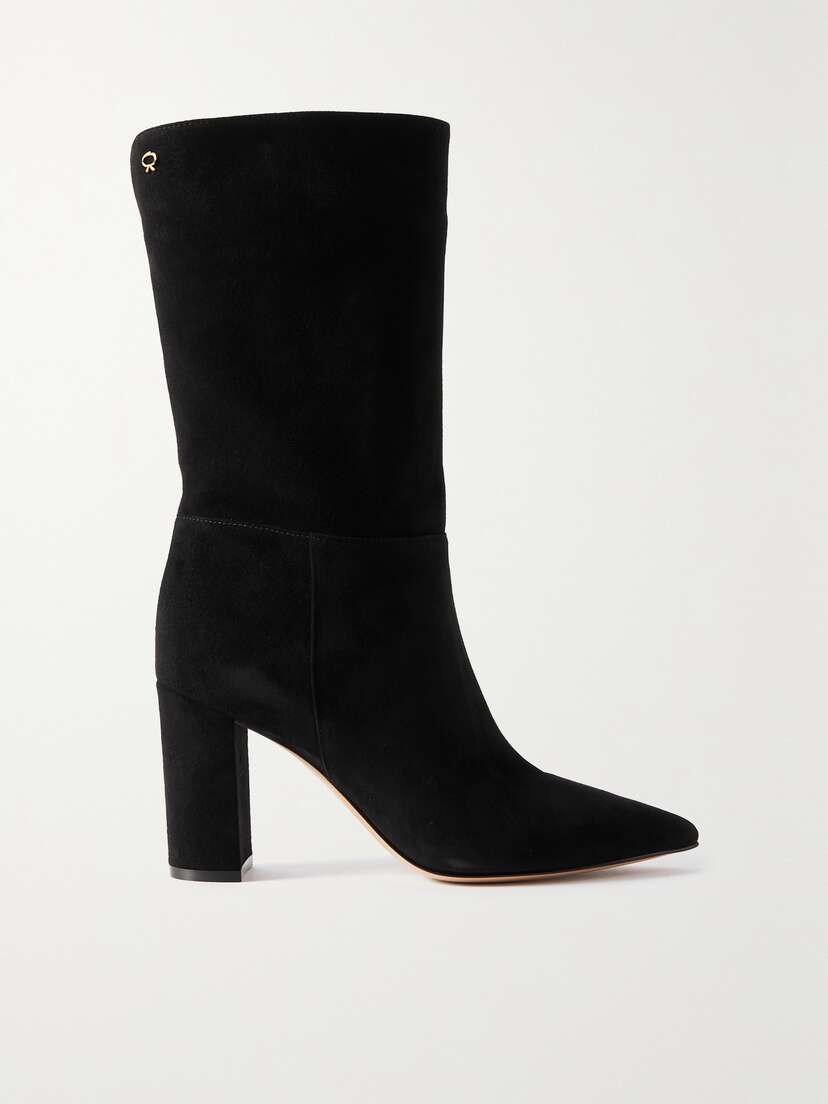 Gianvito Rossi Piper 85 Suede Ankle Boots
